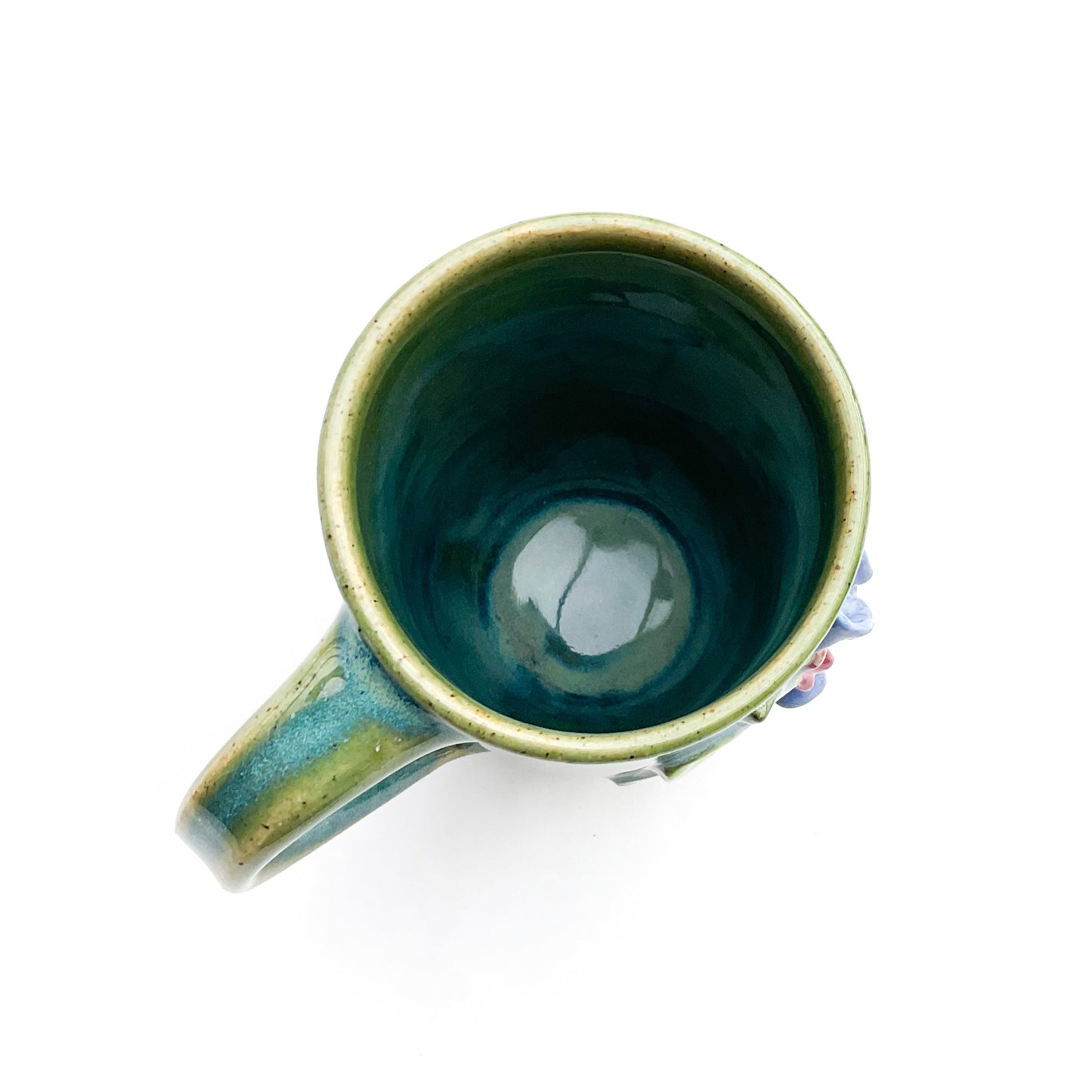 Virginia Bluebell Hand Sculpted Stoneware Mug 10 oz