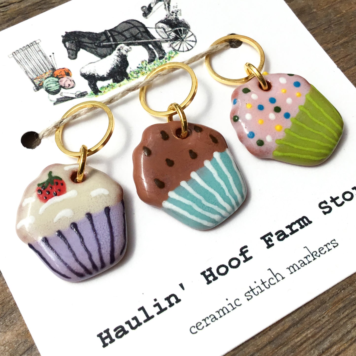 New - Cupcakes Stitch Marker Sets!