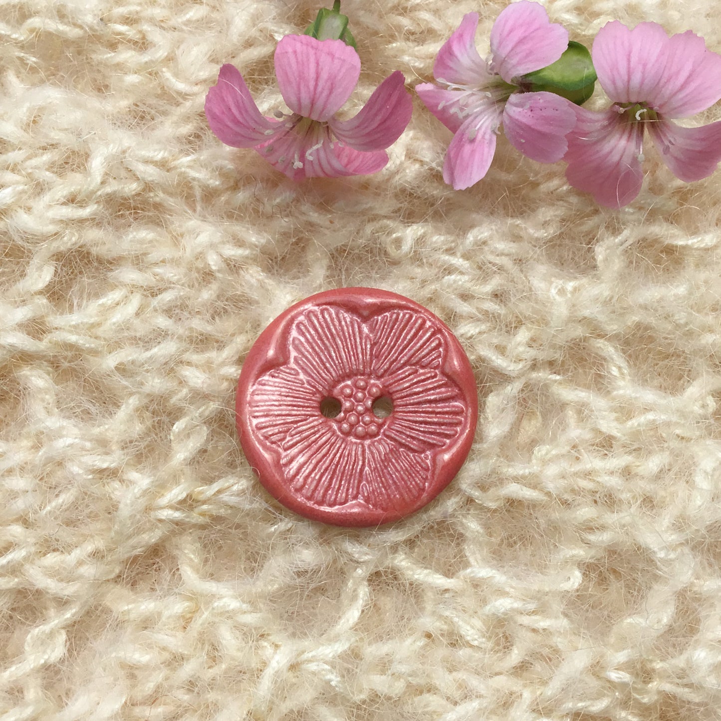 Wholesale 7/8" ‘Pressed Flowers’ Porcelain Bundles - Two 6-Packs
