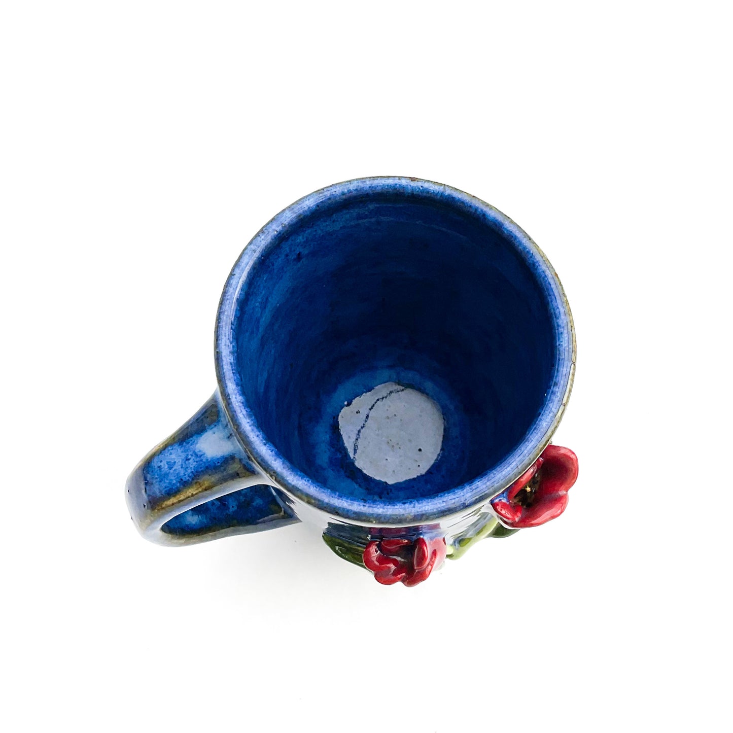 Tulip Hand Sculpted Stoneware Mug 12 oz