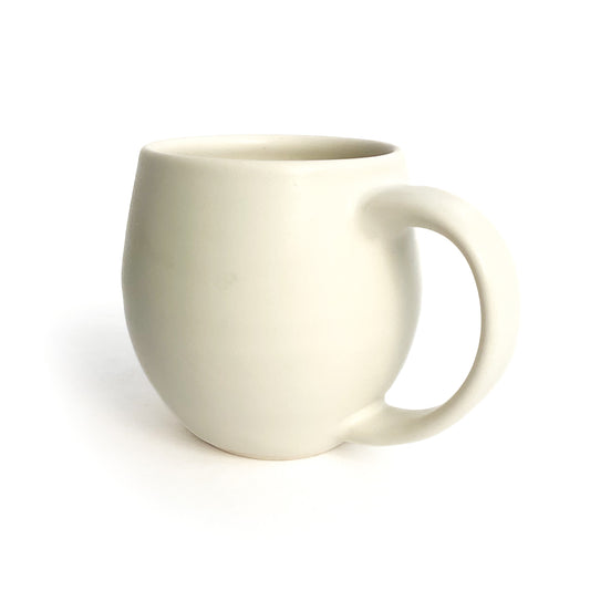 Dahlia Hand Sculpted Porcelain Mug 12 oz