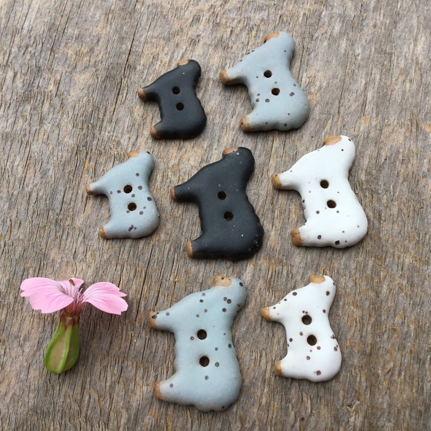 'Wooly Sheep' Stoneware Button