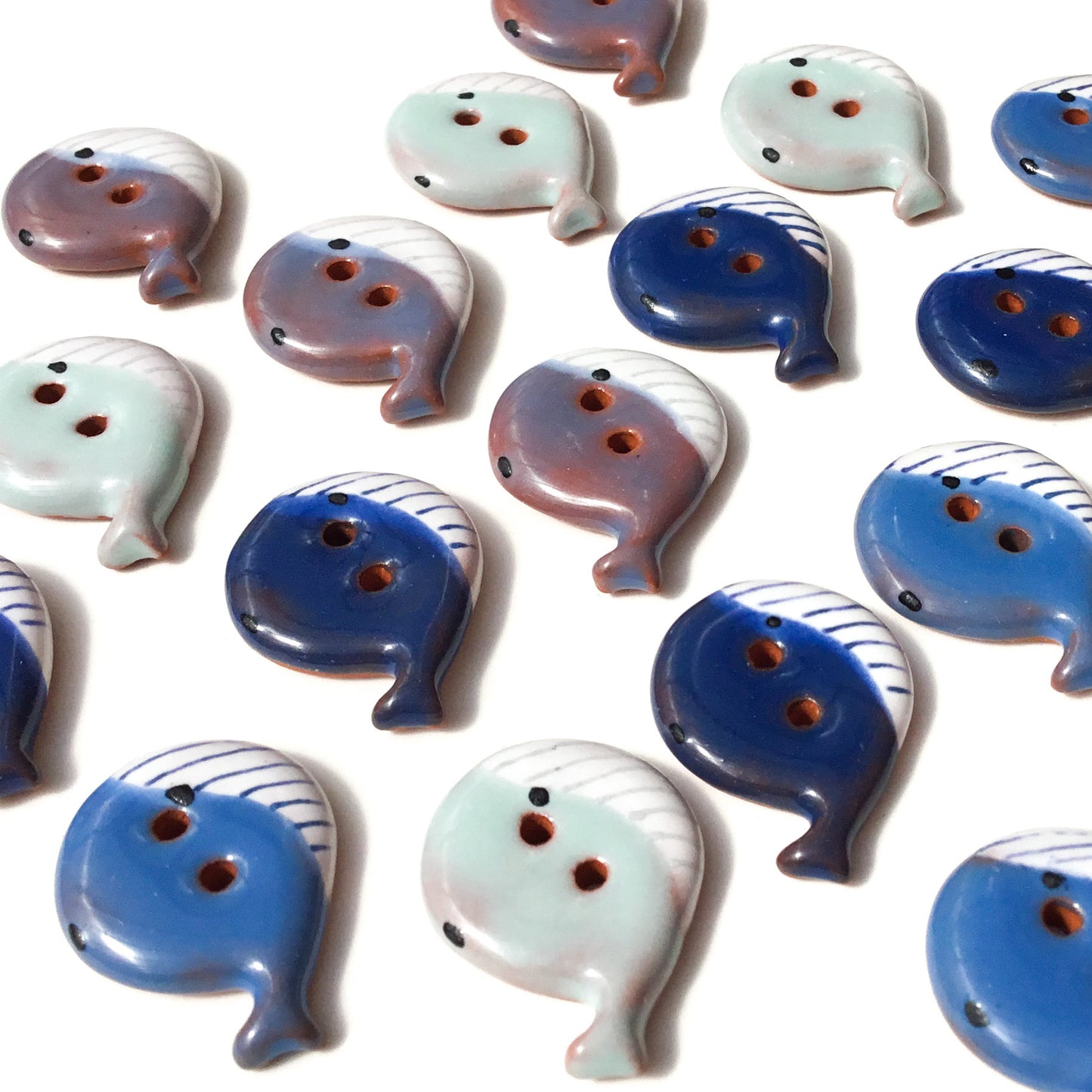 Whale Buttons 3/4"