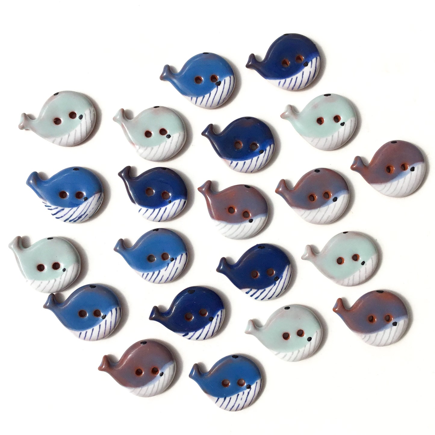 Whale Buttons 3/4"