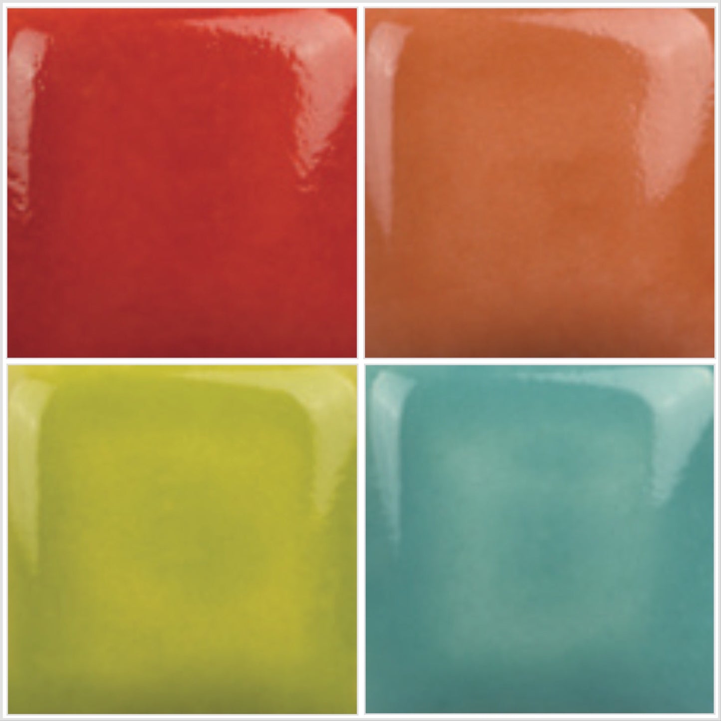 Wholesale 3/4" x 7/8" Scalloped Porcelain Bundles - Pack of 6 per Color