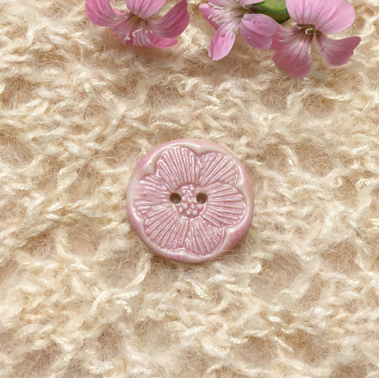 Wholesale 7/8" ‘Pressed Flowers’ Porcelain Bundles - Two 6-Packs