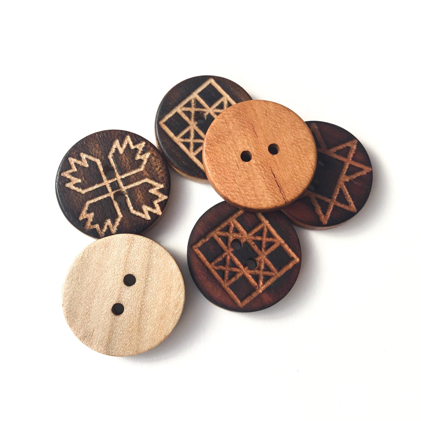 Wholesale 1" Wooden Quilt Block Bundle - Four 5-Packs