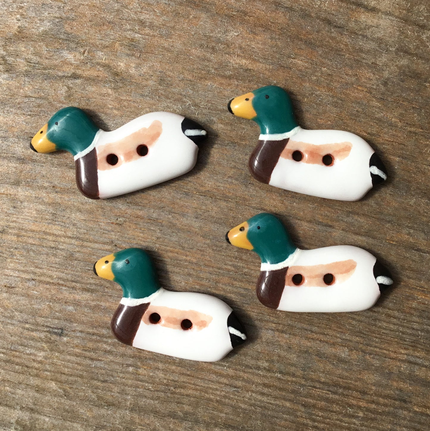 Duck Buttons - Mallard & Pekin