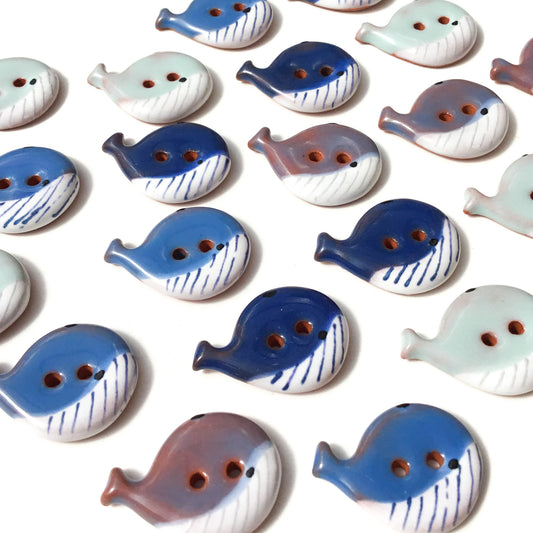 Whale Buttons 3/4"