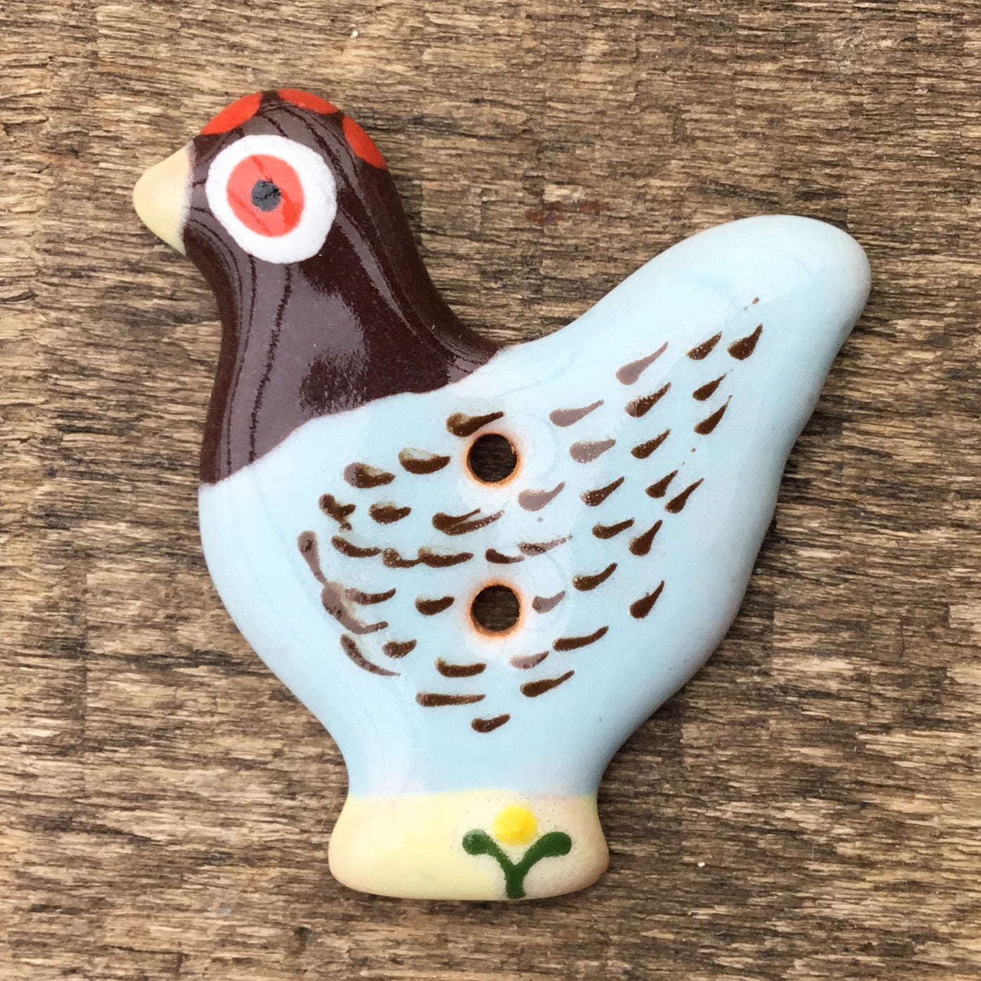 Sitting Pretty Hens Button Collection 1-1/4"