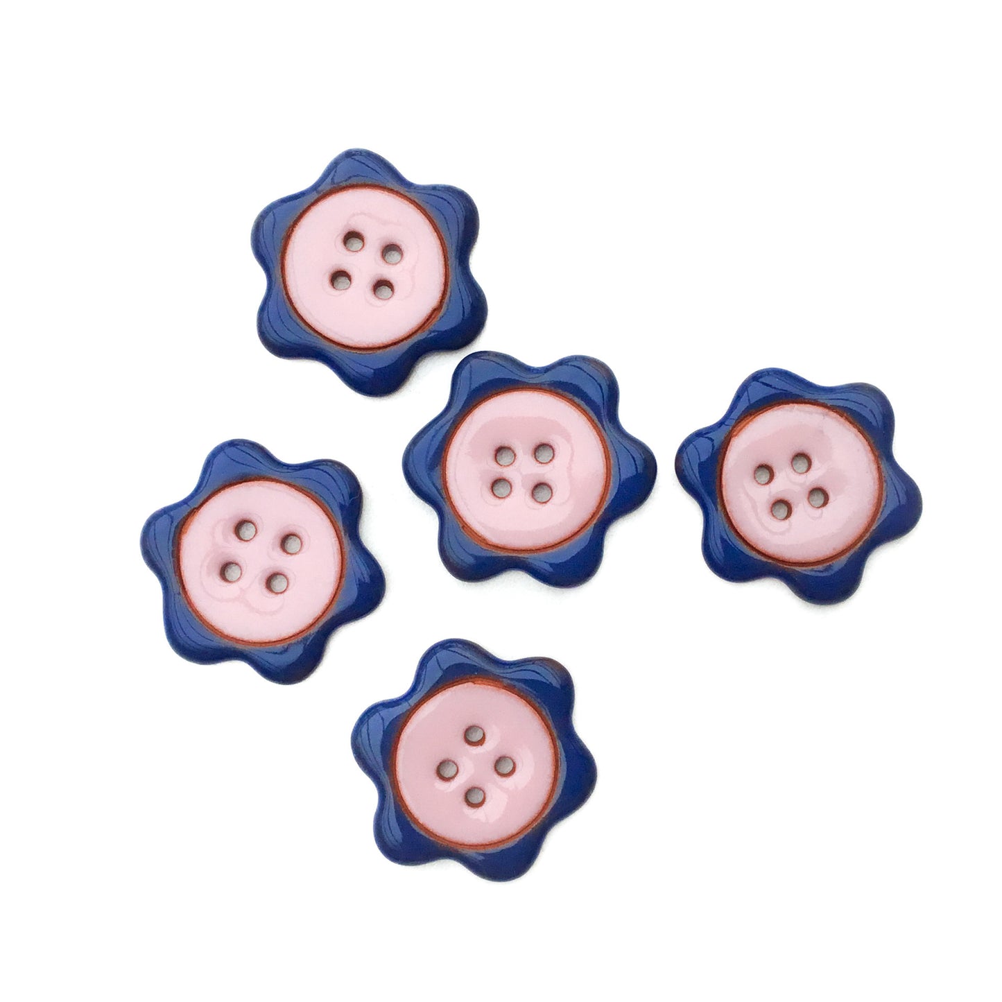 'Floral Darlings' Flower Button 1-1/8"