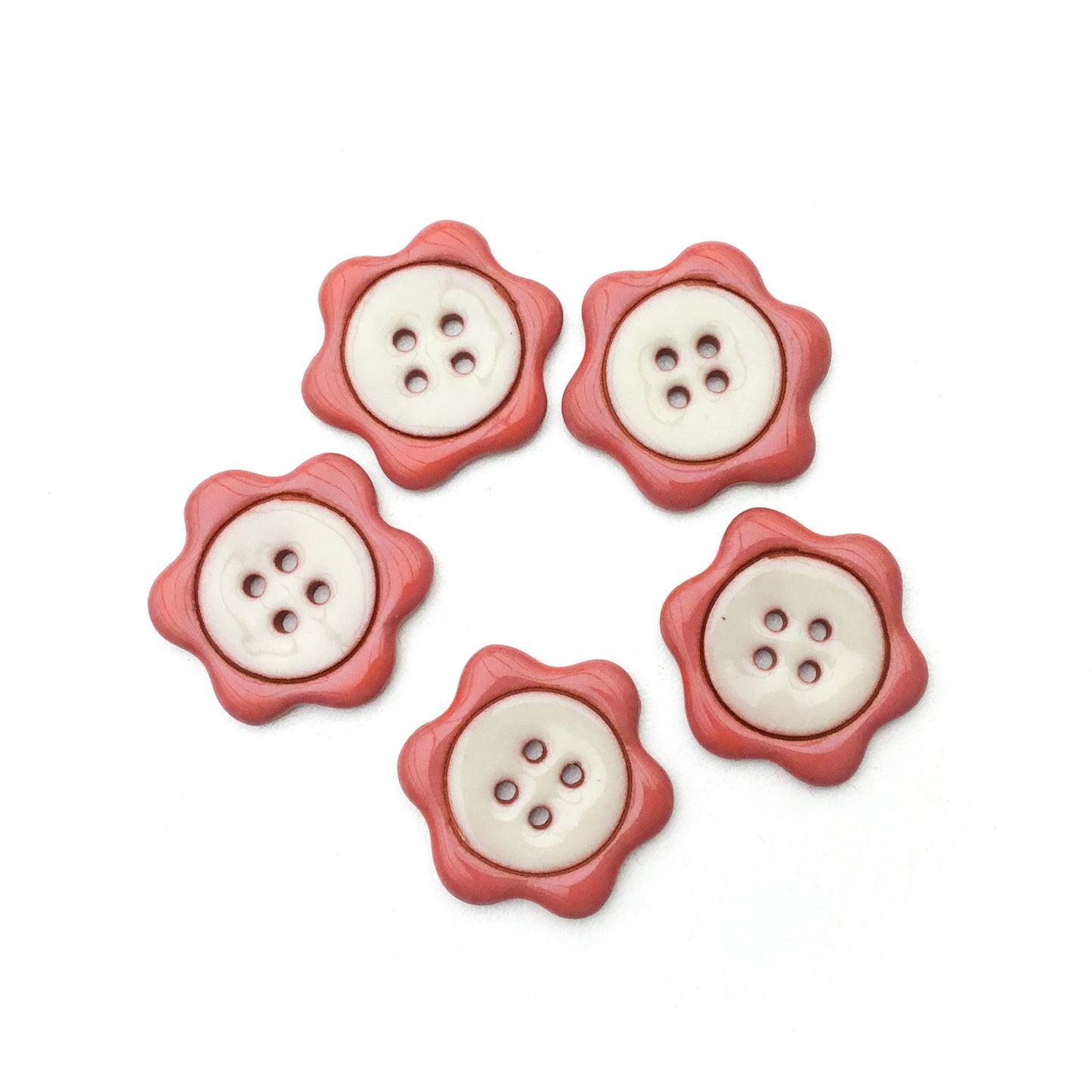 'Floral Darlings' Flower Button 1-1/8"