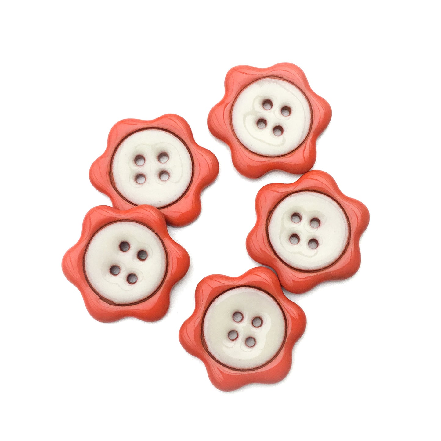 'Floral Darlings' Flower Button 1-1/8"