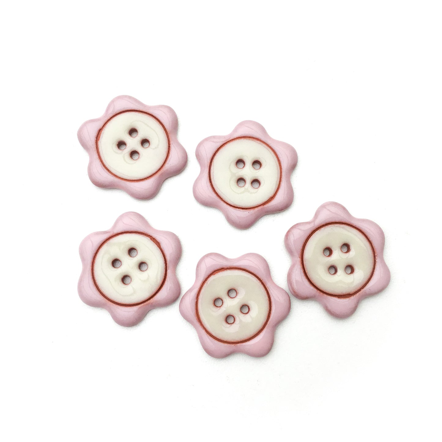 'Floral Darlings' Flower Button 1-1/8"