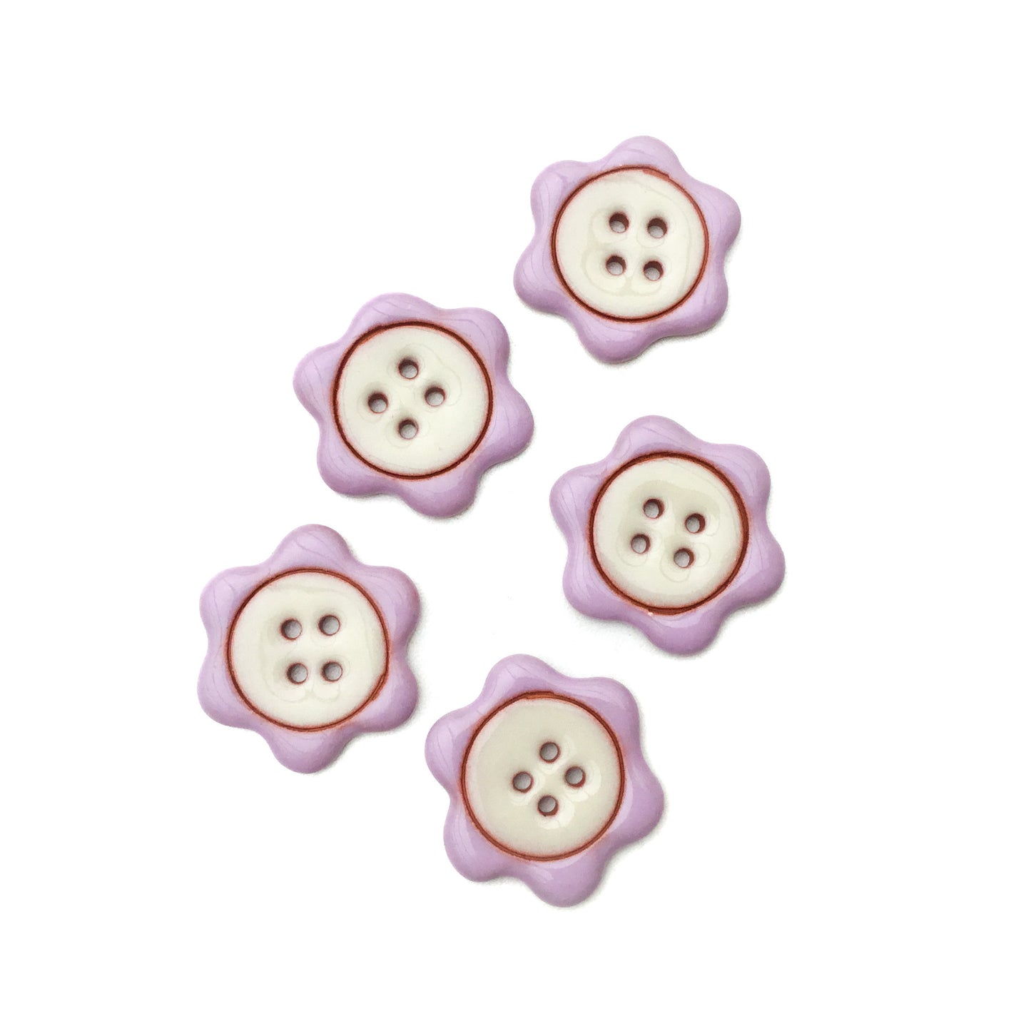 'Floral Darlings' Flower Button 1-1/8"