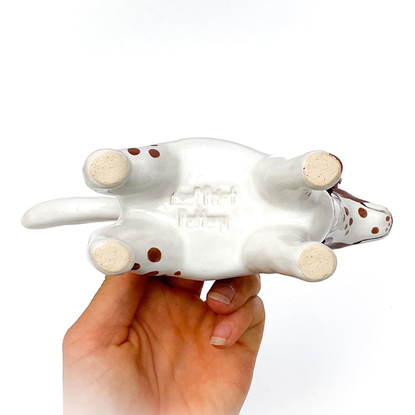 Springer Spaniel Dog Planter - Ceramic Dog Plant Pot