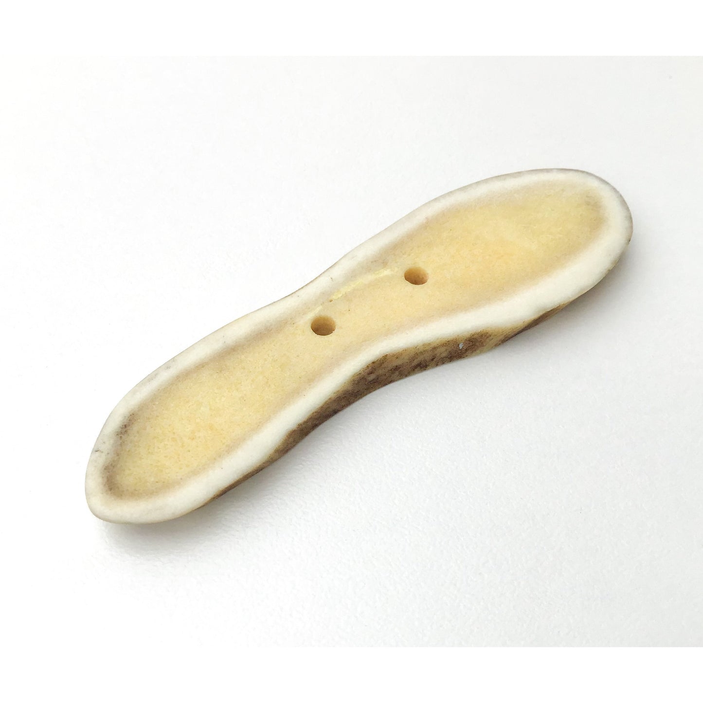 Extra Large Deer Antler Shed Buttons - Toggle Style Antler Buttons