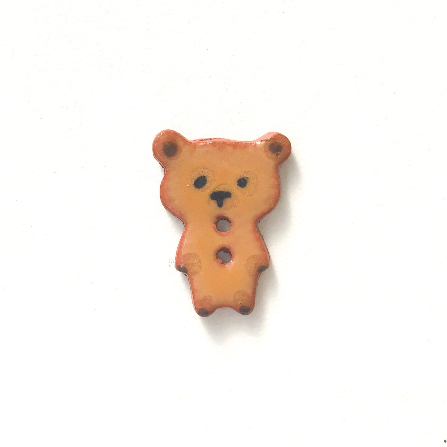 Teddy Bear Buttons - Ceramic Bear Buttons -Children's Animal Buttons