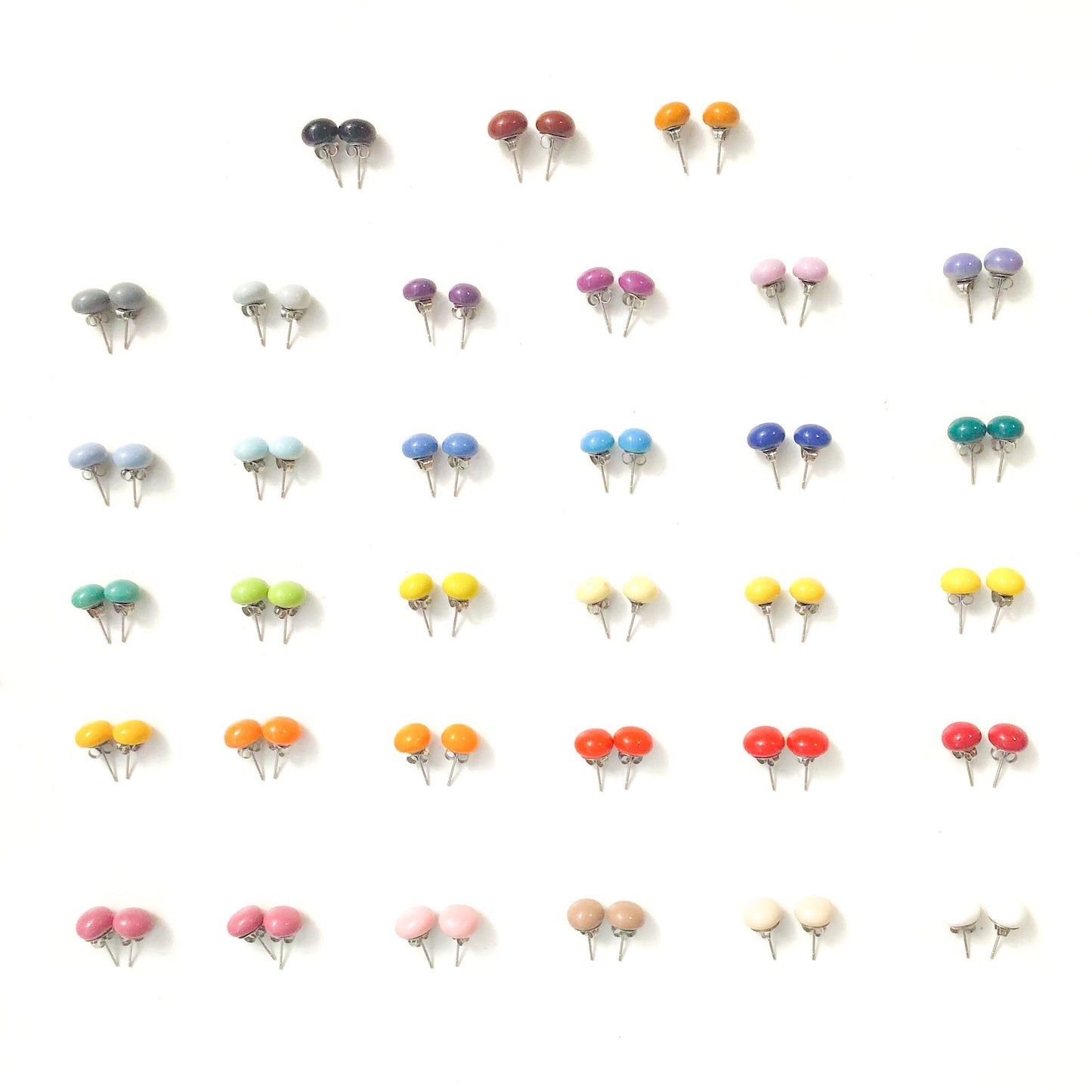 Ceramic 'Pearl' Stud Earrings