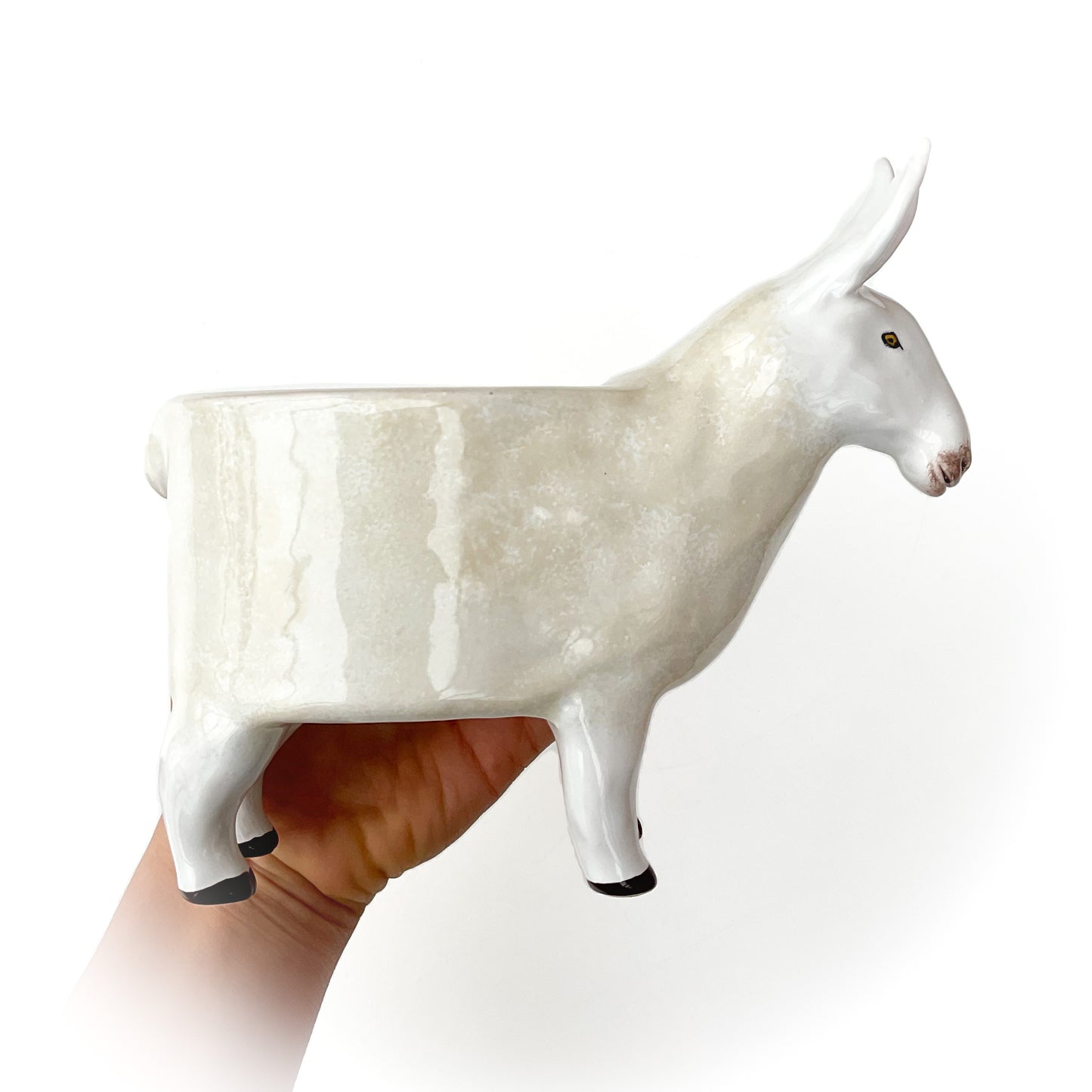 *RESERVED LISTING* Border Leicester Sheep Planters - Ceramic Sheep Planters