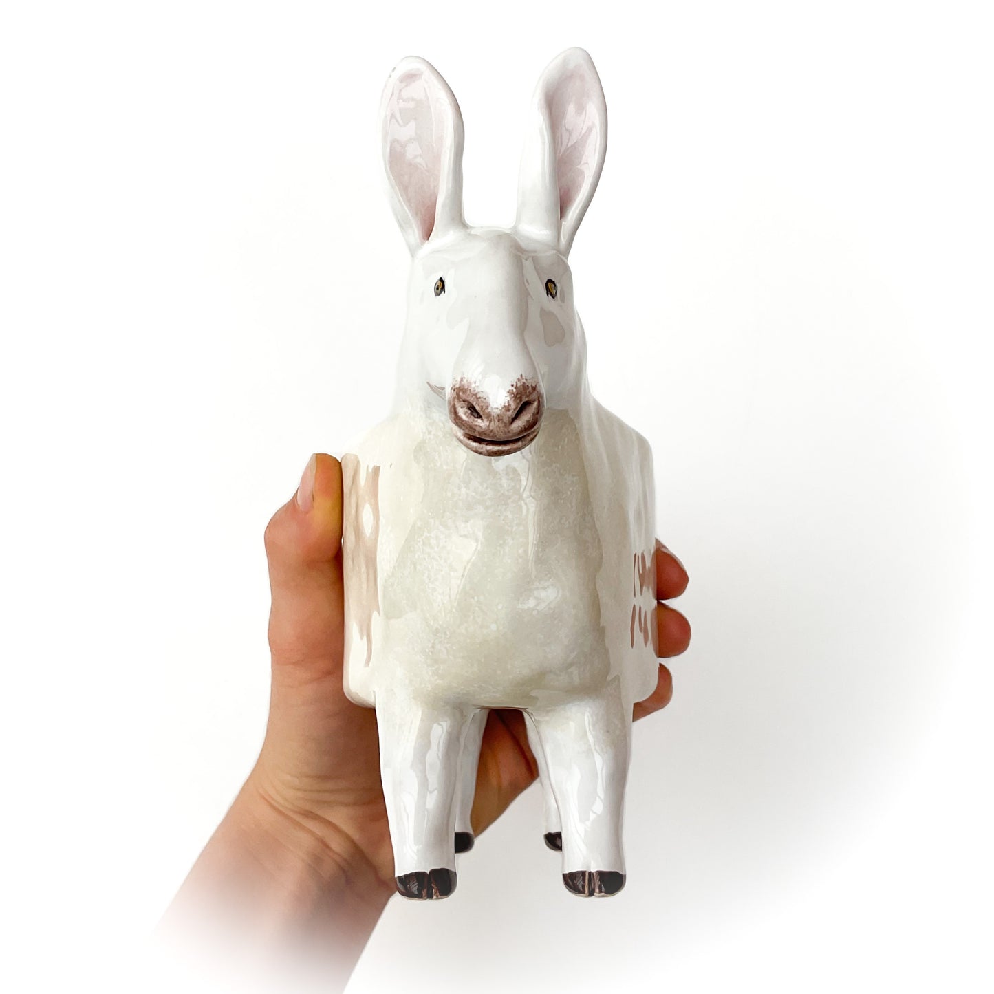 *RESERVED LISTING* Border Leicester Sheep Planters - Ceramic Sheep Planters