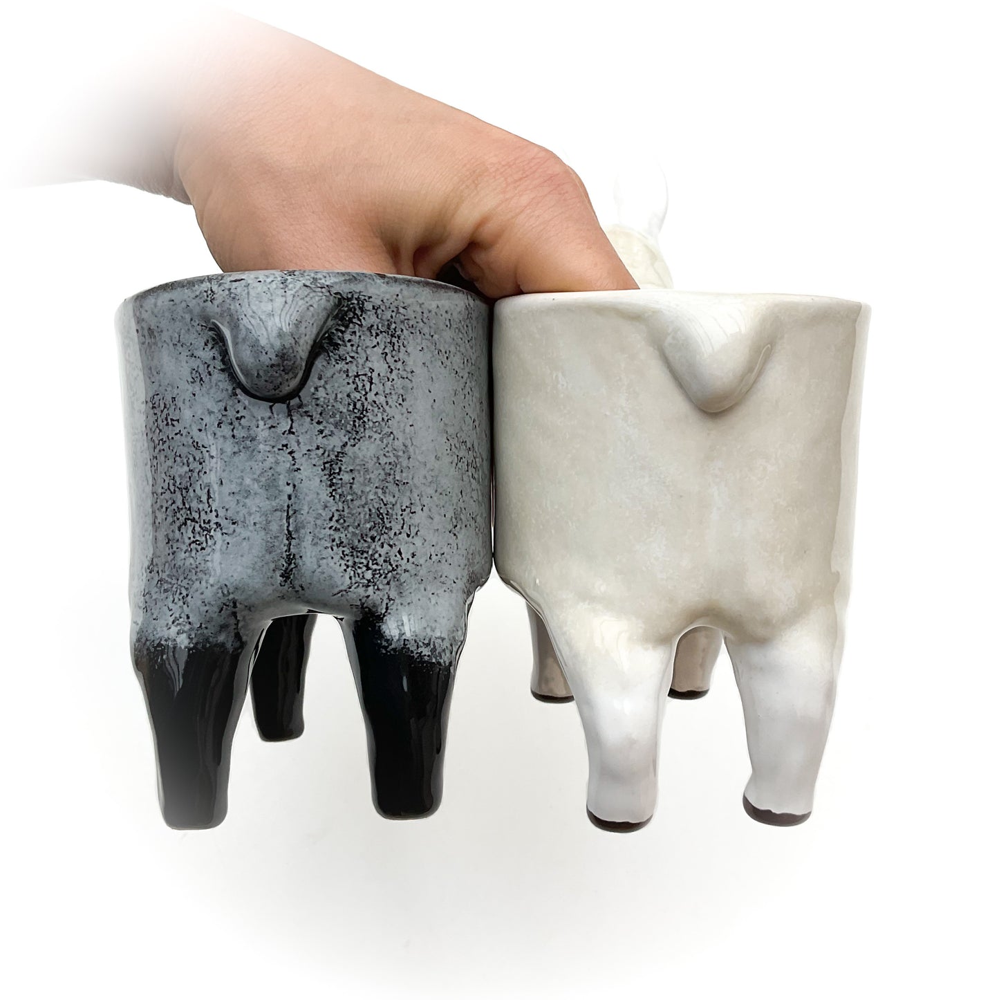 *RESERVED LISTING* Border Leicester Sheep Planters - Ceramic Sheep Planters