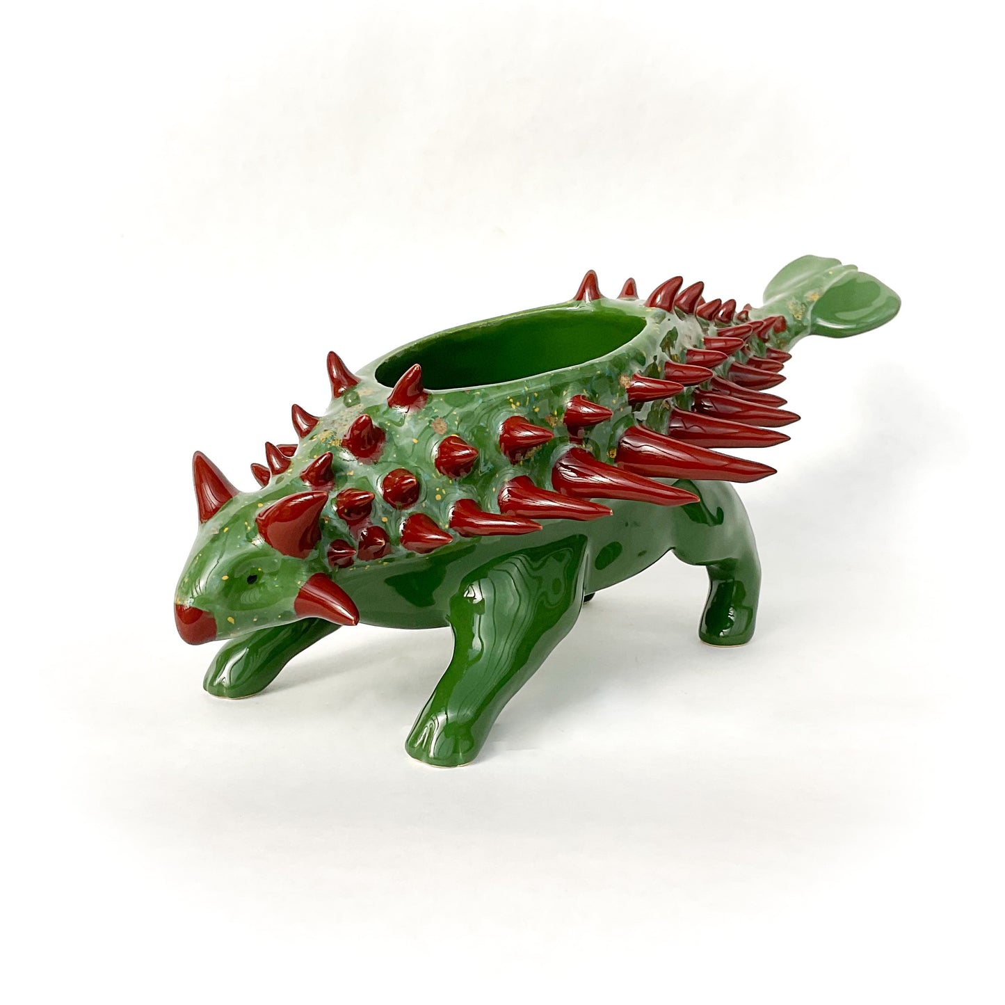 Ankylosaurus Dinosaur Planter - Dinosaur Succulent Planter