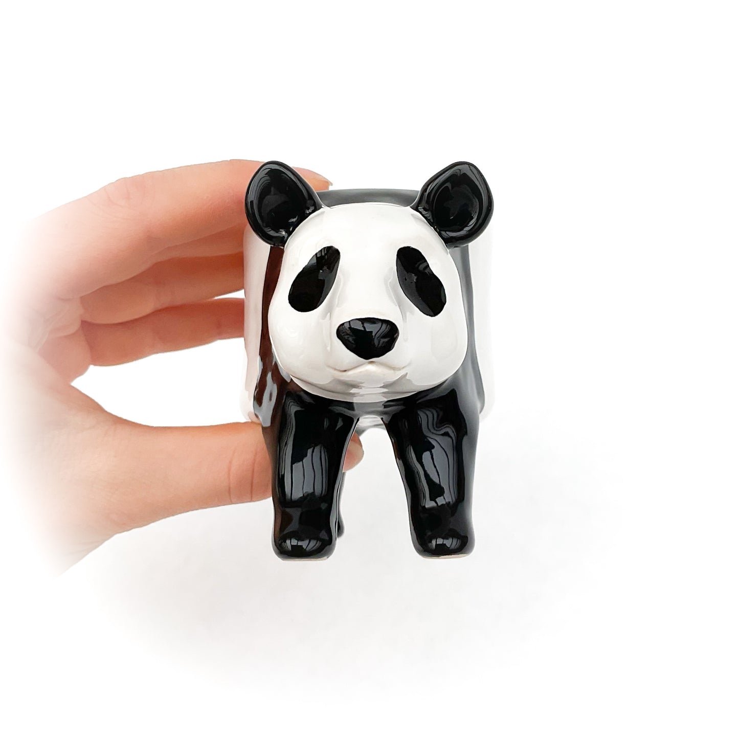 Giant Panda Pot - Ceramic Panda Bear Planter