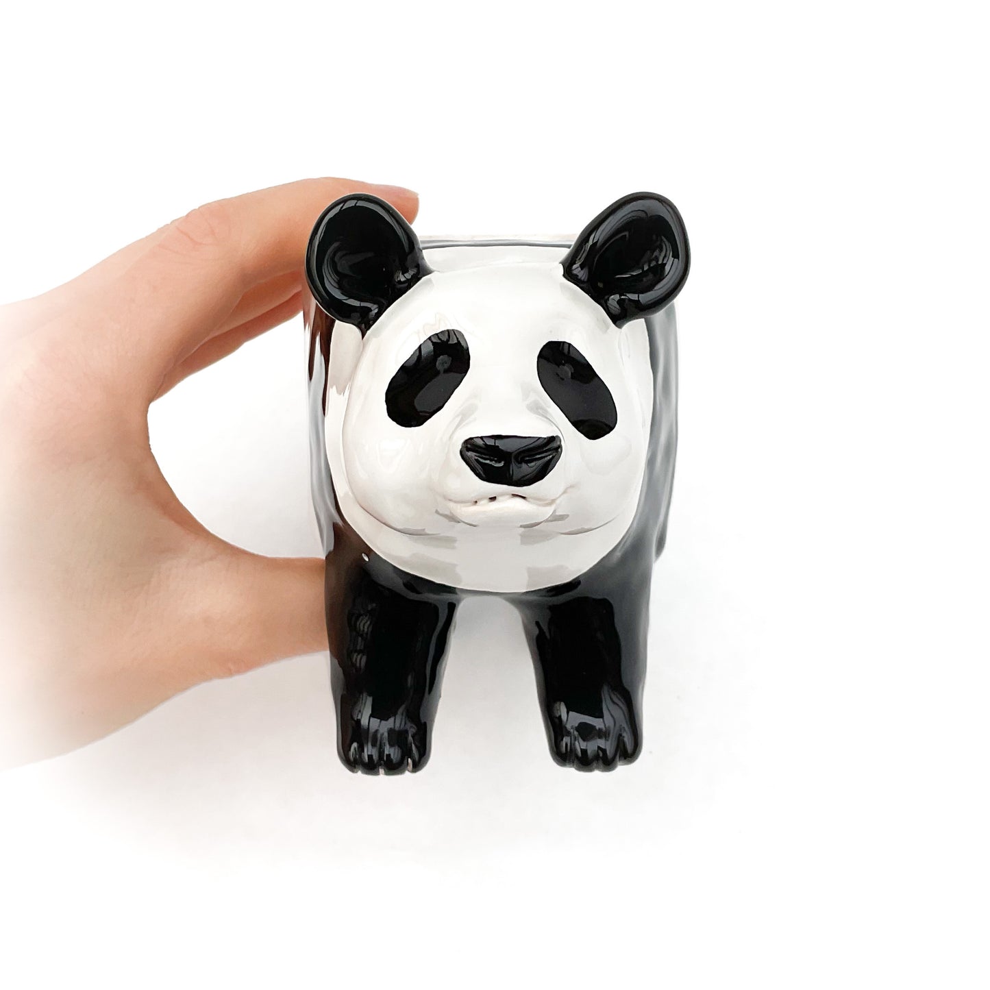 Giant Panda Pot - Ceramic Panda Bear Planter
