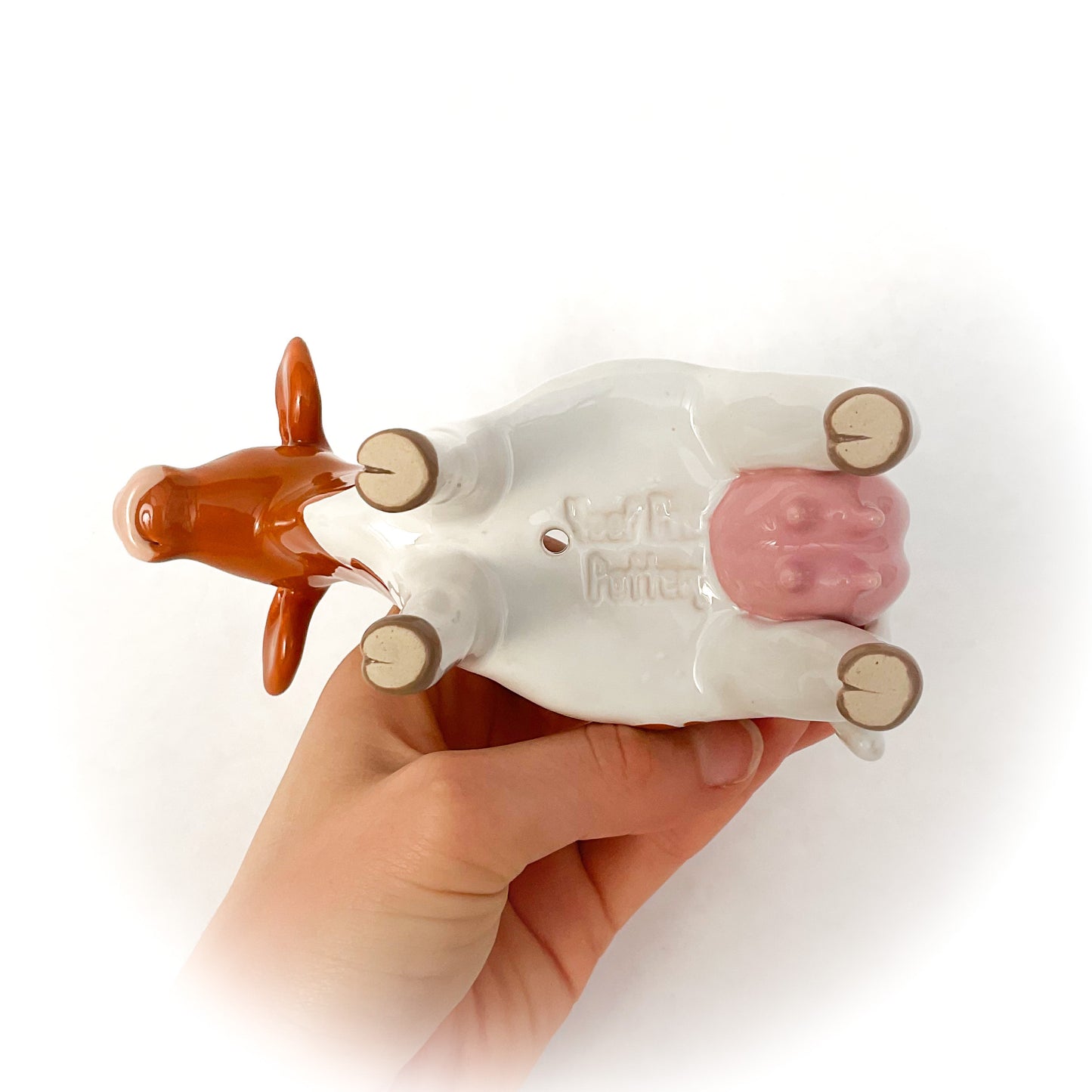 Little Guernsey Cow Pot