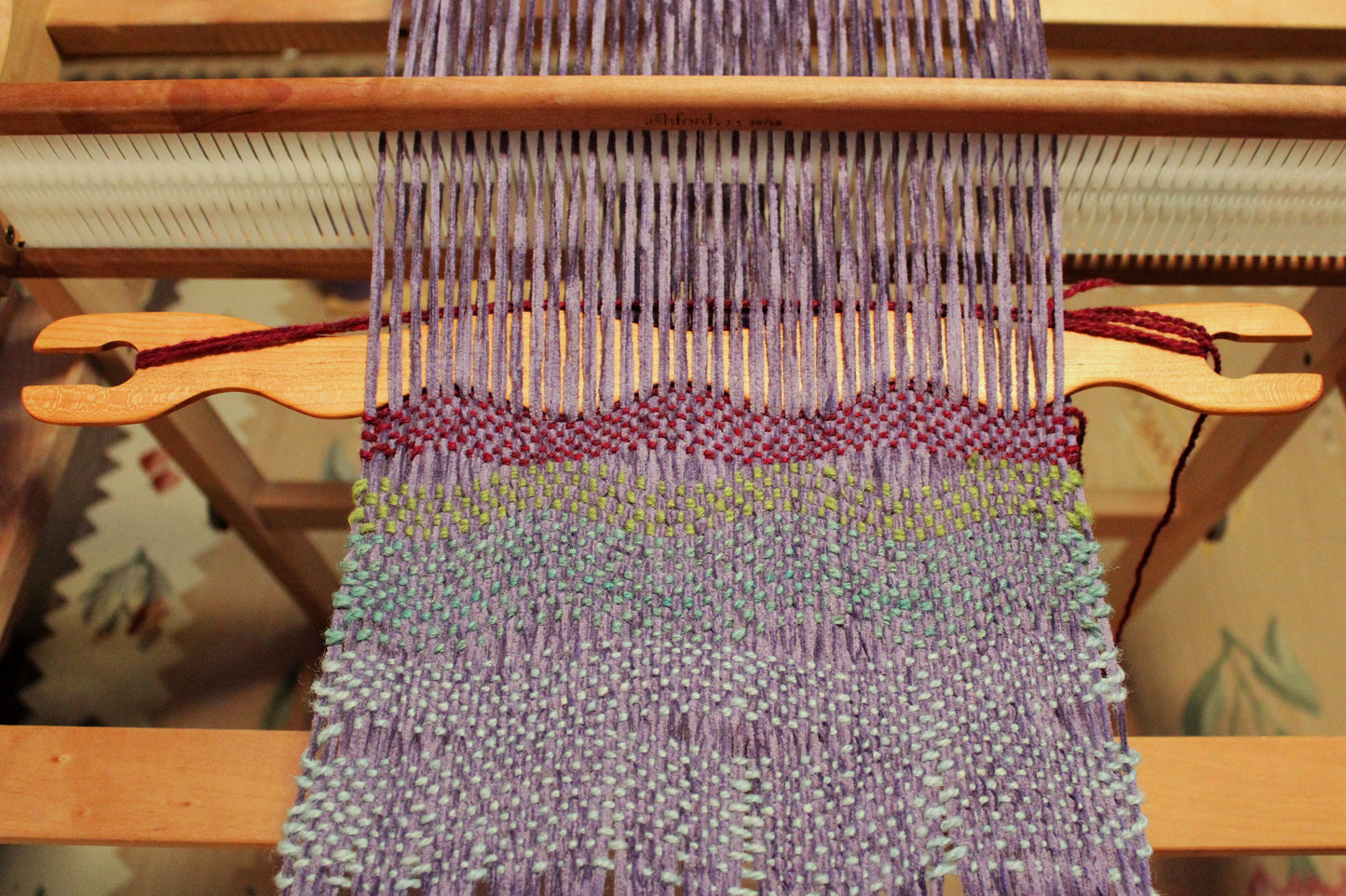 Craftsman Wavy Stick Shuttle - Solid Wood Pattern Shuttle