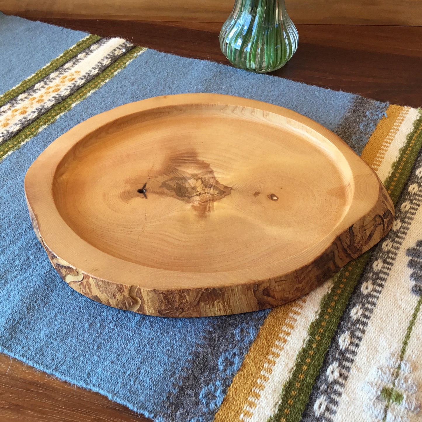 Natural Edge Ash Serving Tray - 9-1/2" x 10-5/8"