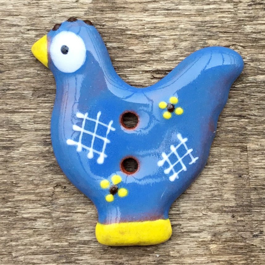 Sitting Pretty Hens Button Collection 1-1/4"