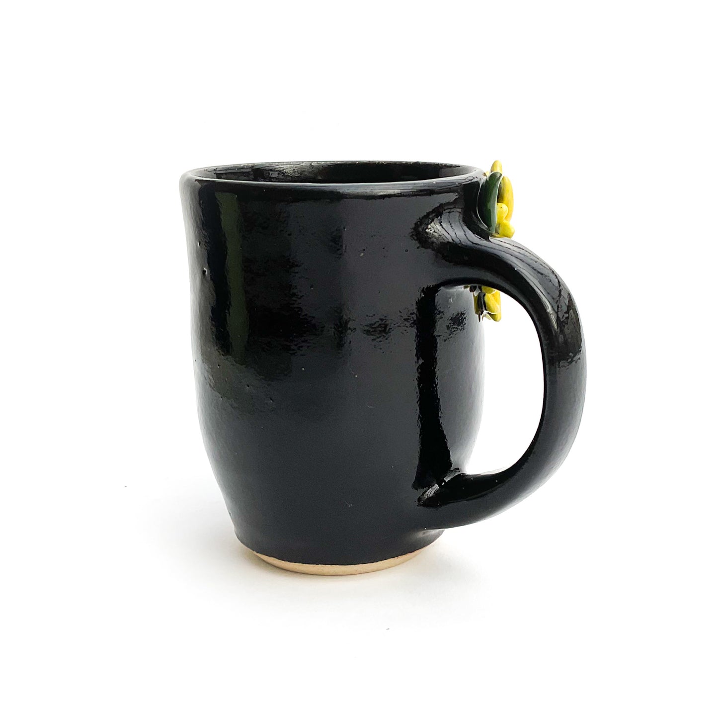 Sunflower Hand Sculpted Stoneware Mug 11 oz