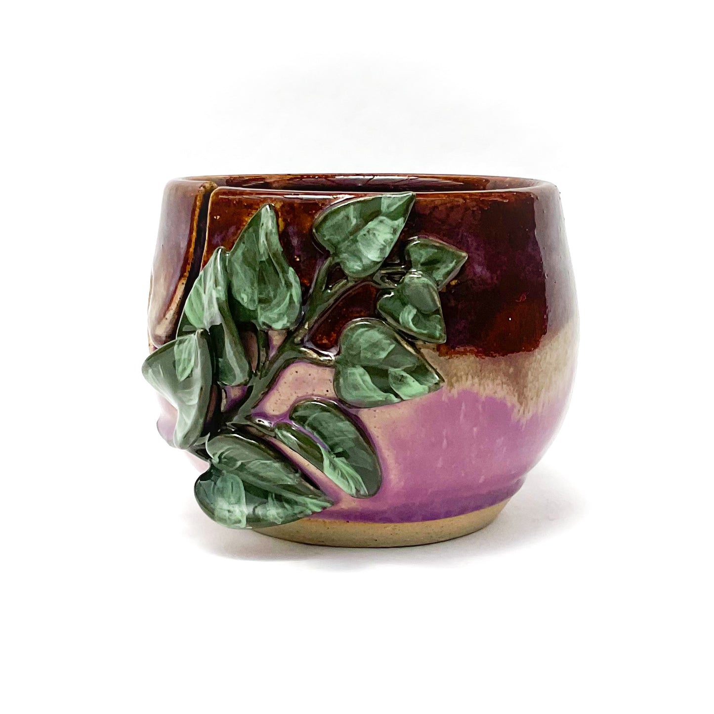 Purple Pothos Yarn Bowl