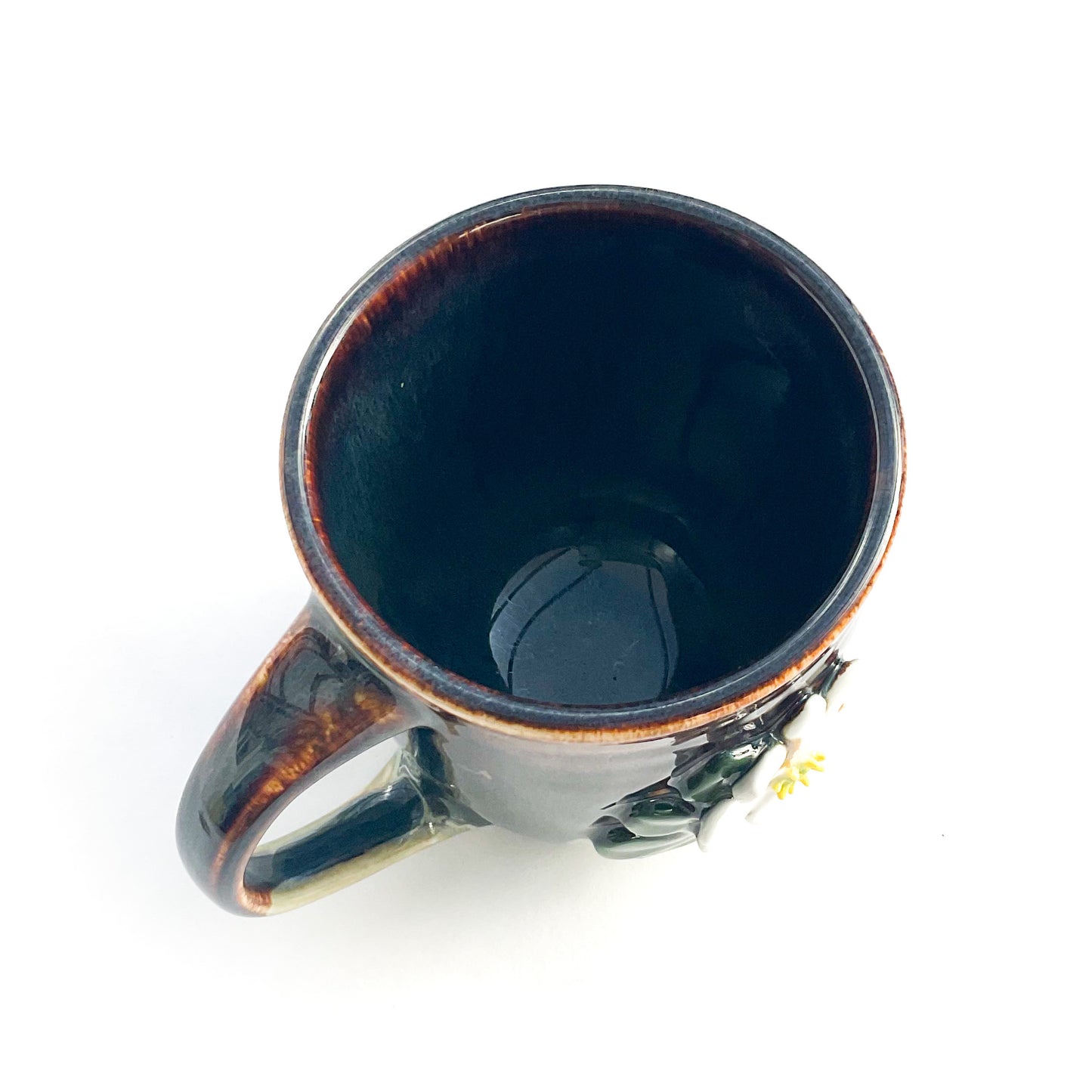 Bloodroot Hand Sculpted Porcelain Mug 9 oz