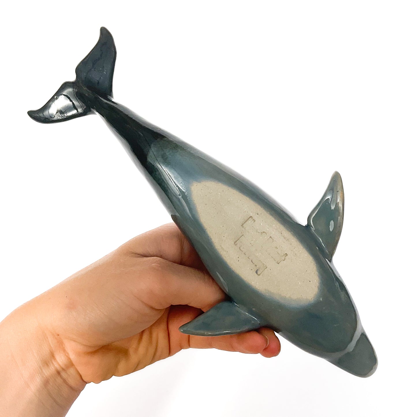 Bottlenose Dolphin Ceramic Candlestick Holder