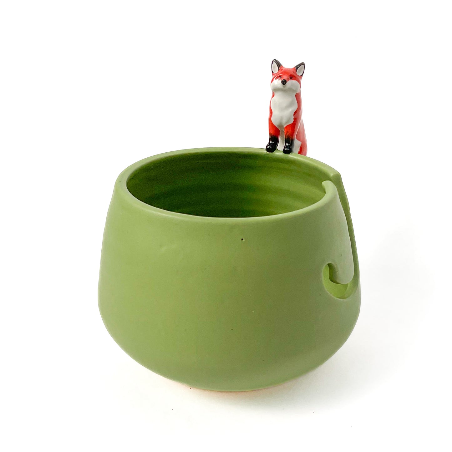 Red Fox Yarn Bowl