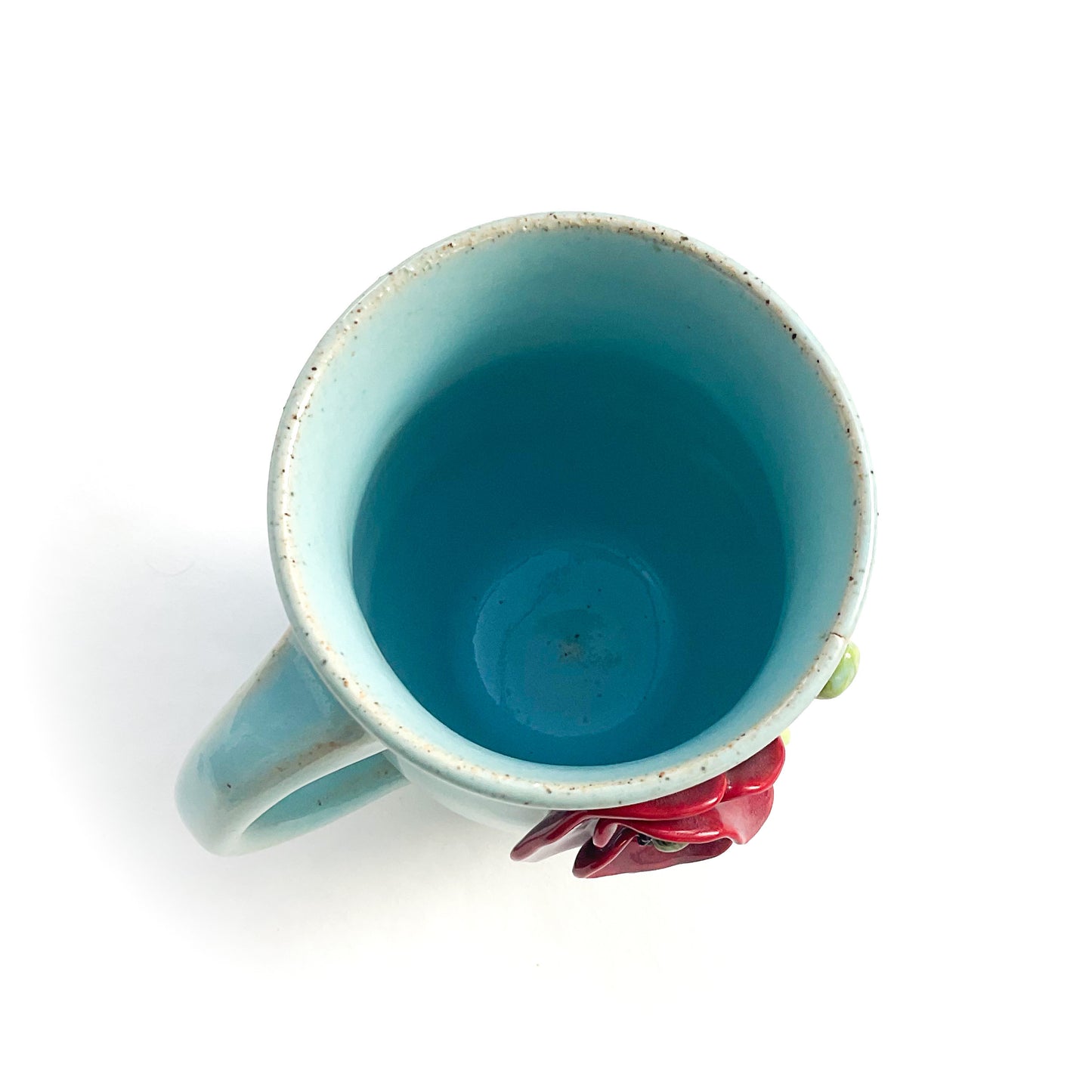 *Discounted* Poppy Hand Sculpted Stoneware Mug 10 oz