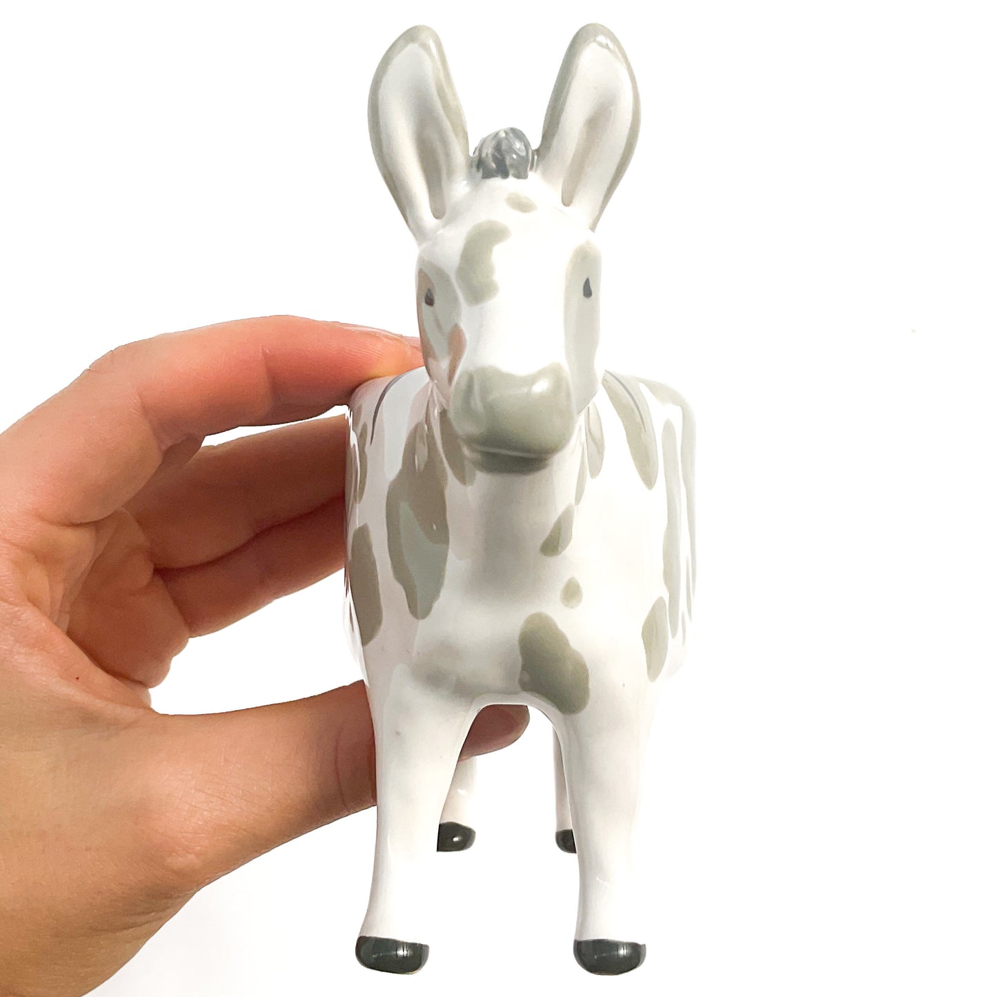 Spotted Miniature Mediterranean Donkey Planter