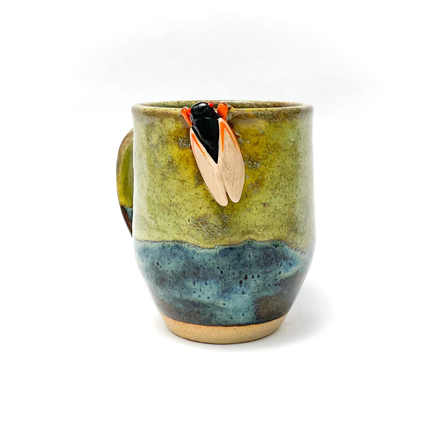 Cicada Mug - Moss Green & Indigo 16 oz