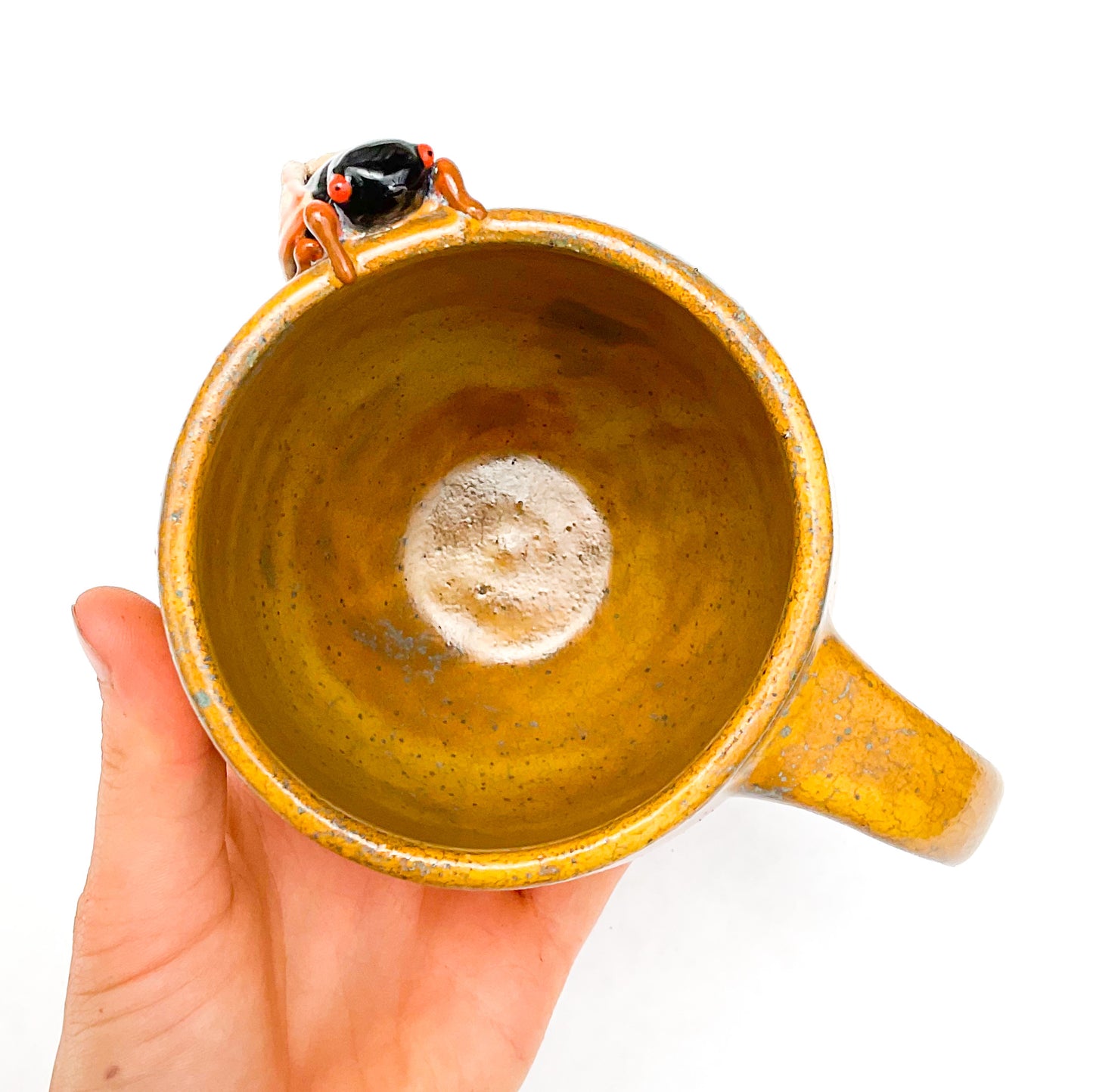 Cicada Mug - Orange & Copper 16 oz