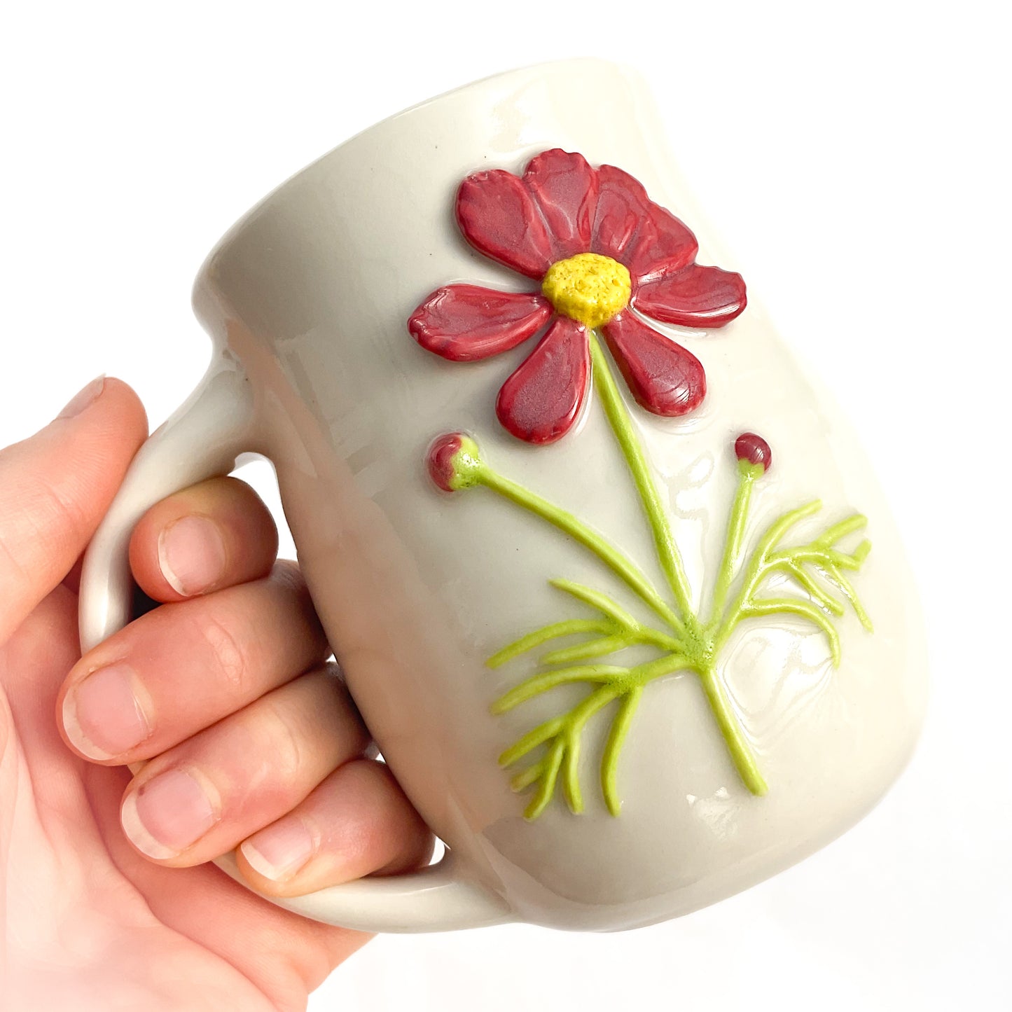 *Discounted* Cosmo Hand Sculpted Porcelain Mug 11 oz