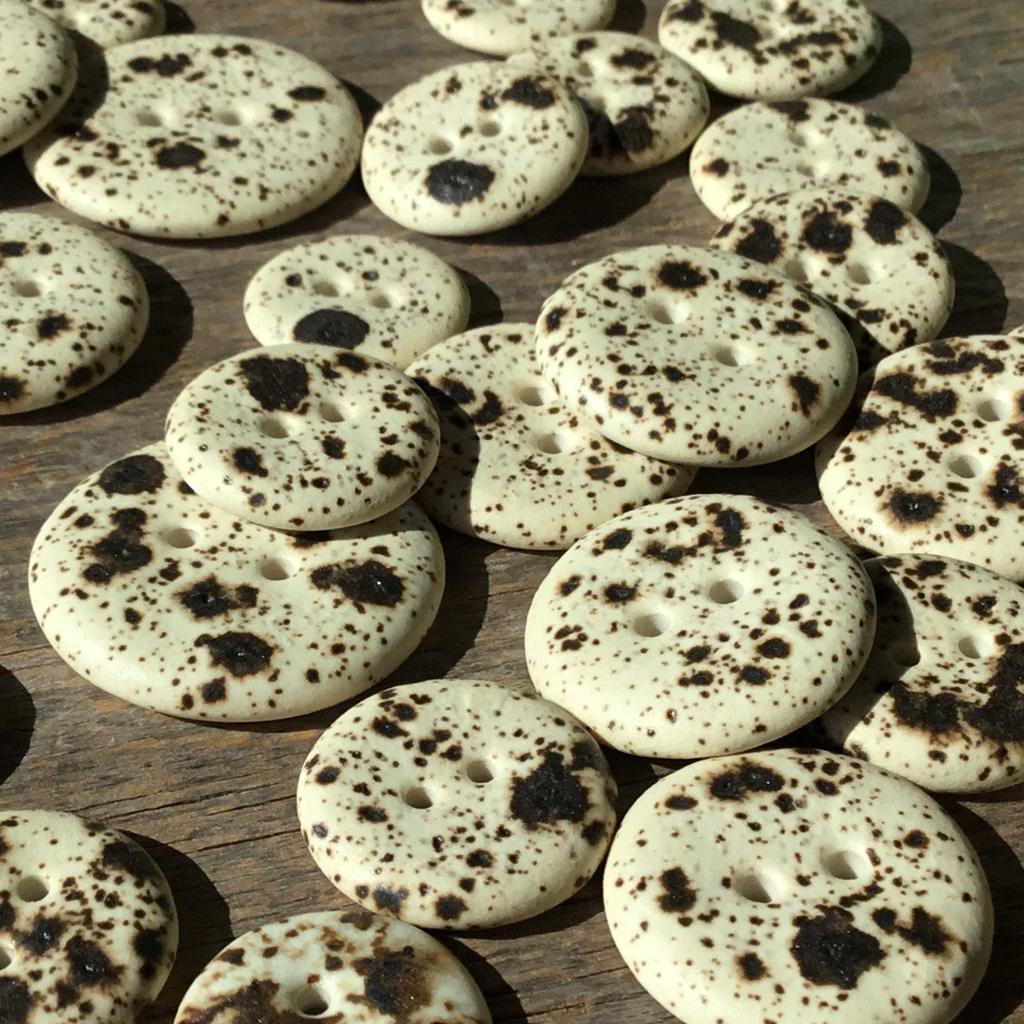 Quail's Egg - Matte Porcelain Buttons