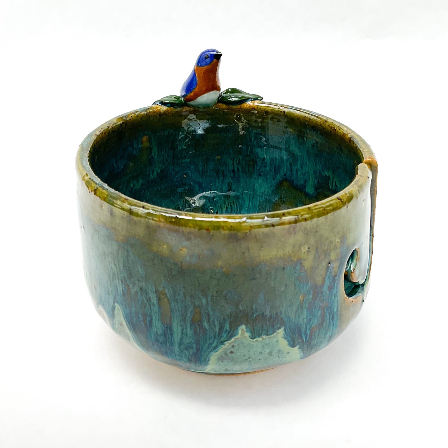 Blue Bird Yarn Bowl