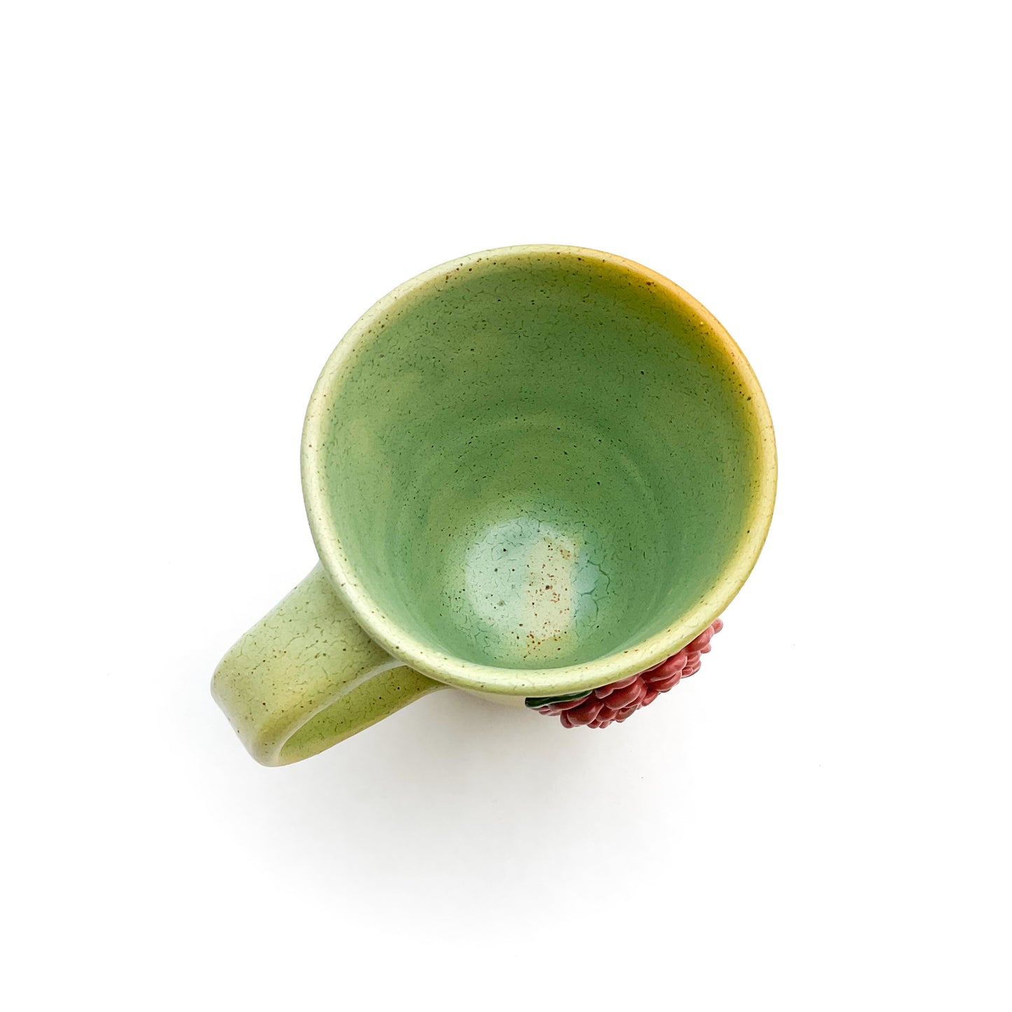 Zinnia Hand Sculpted Stoneware Mug   11 oz