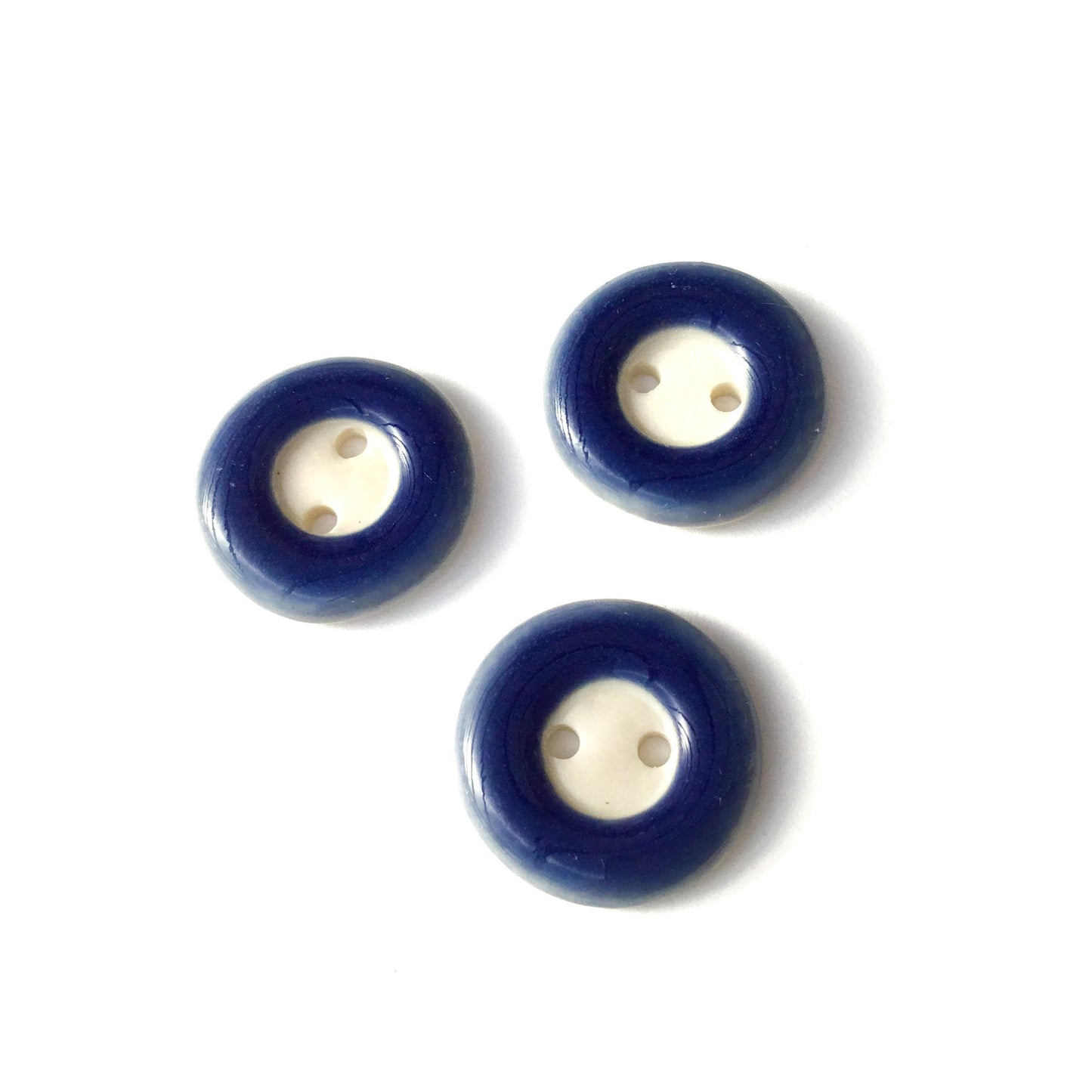 COLOR LOOP Porcelain Button  3/4"