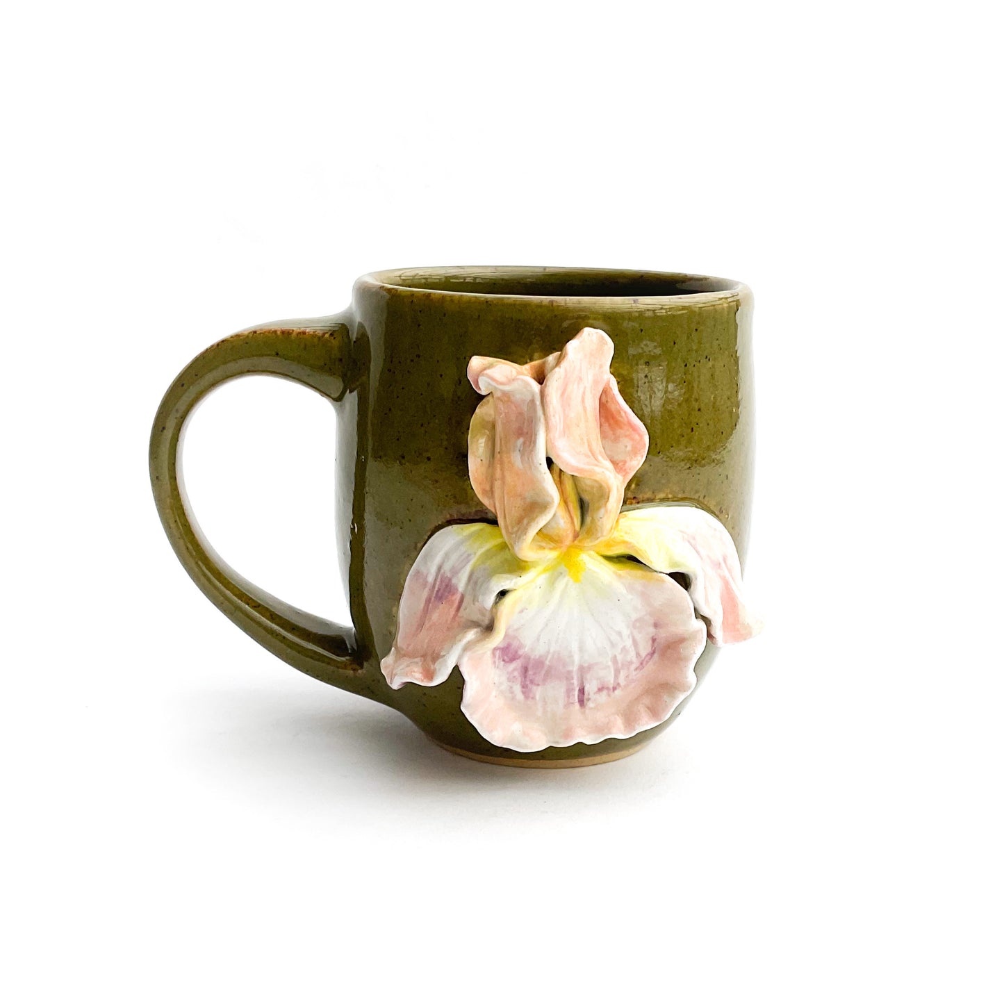 Iris Hand Sculpted Stoneware Mug 11oz