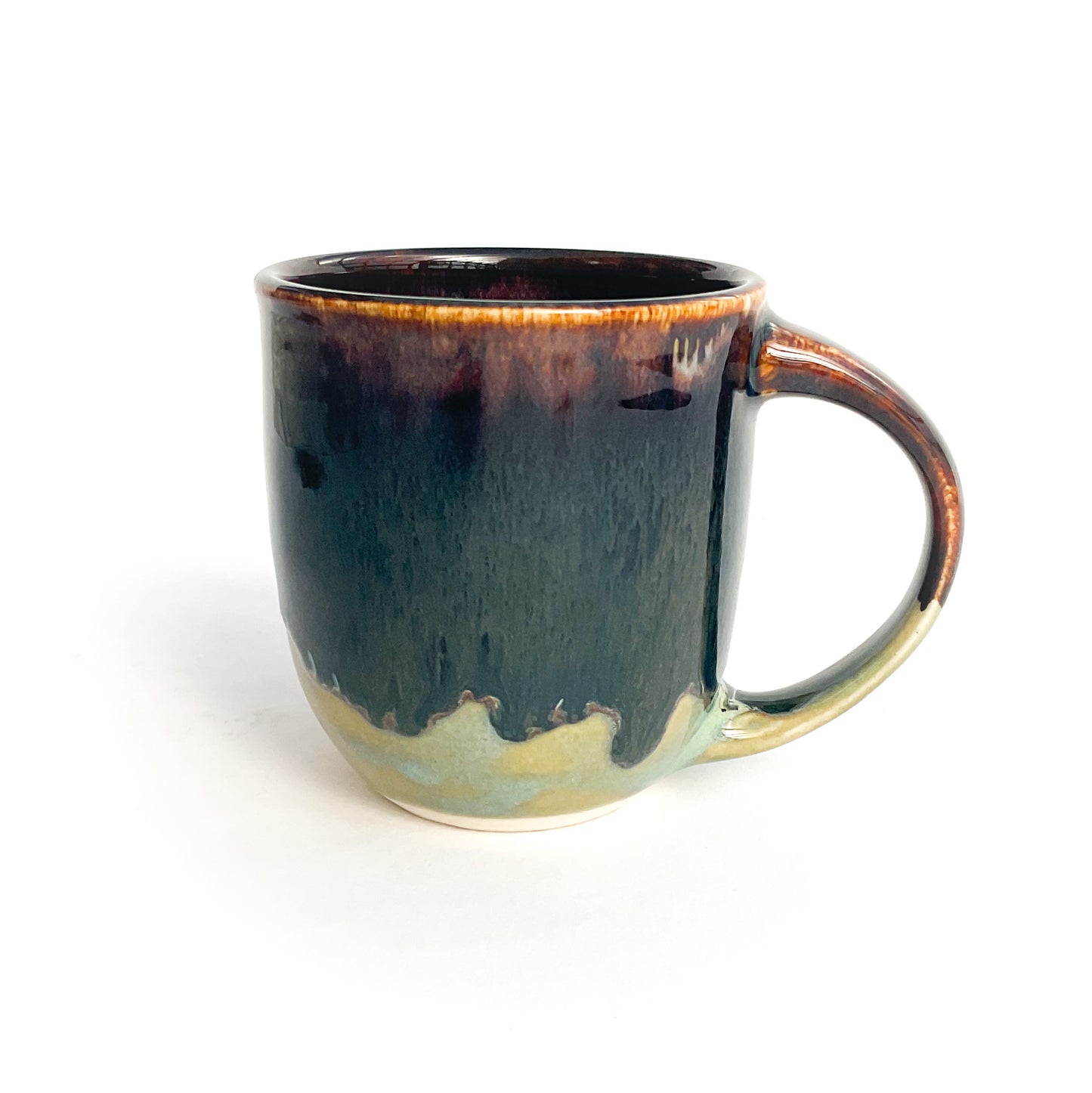 Bloodroot Hand Sculpted Porcelain Mug 9 oz