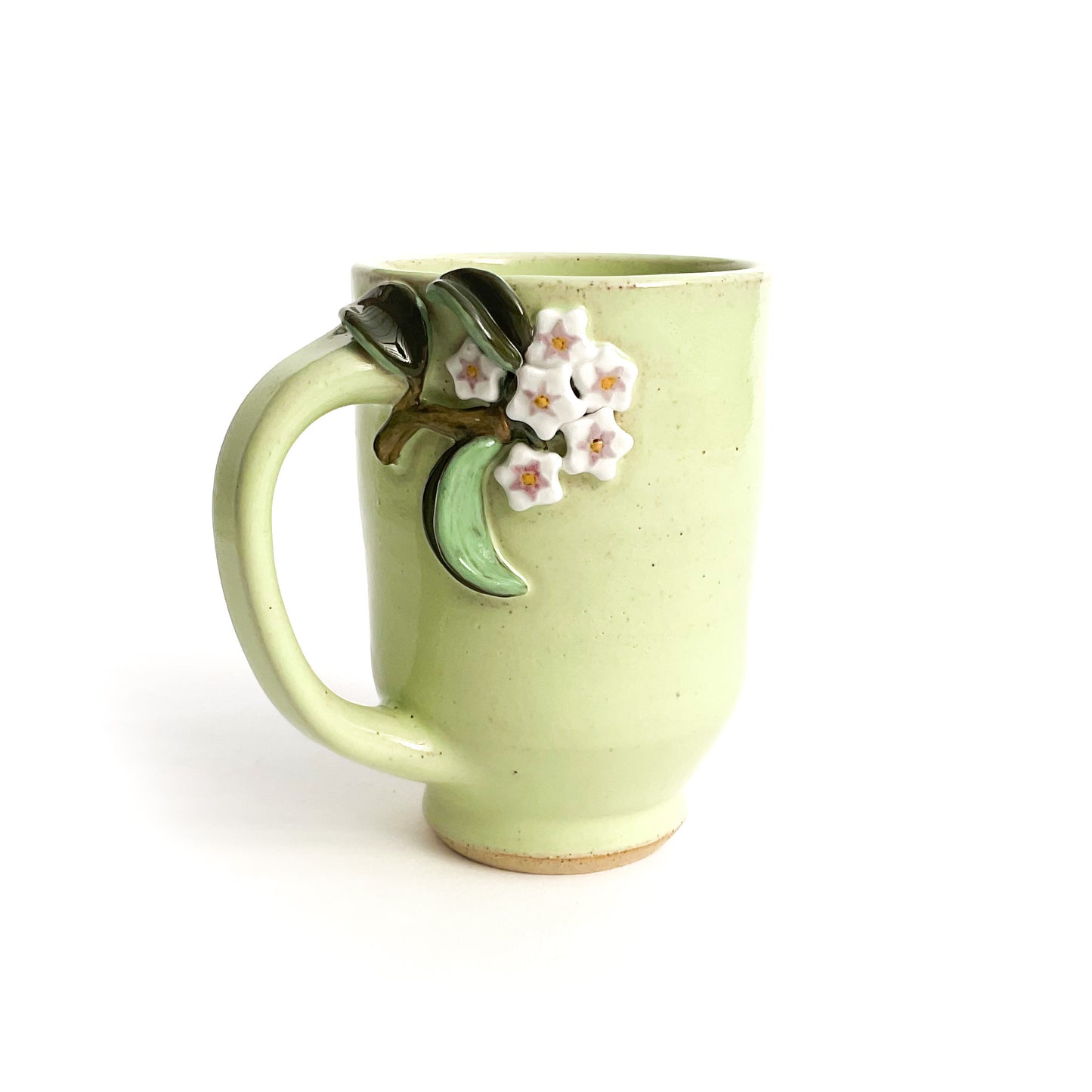 Hoya Hand Sculpted Stoneware Mug   12 oz